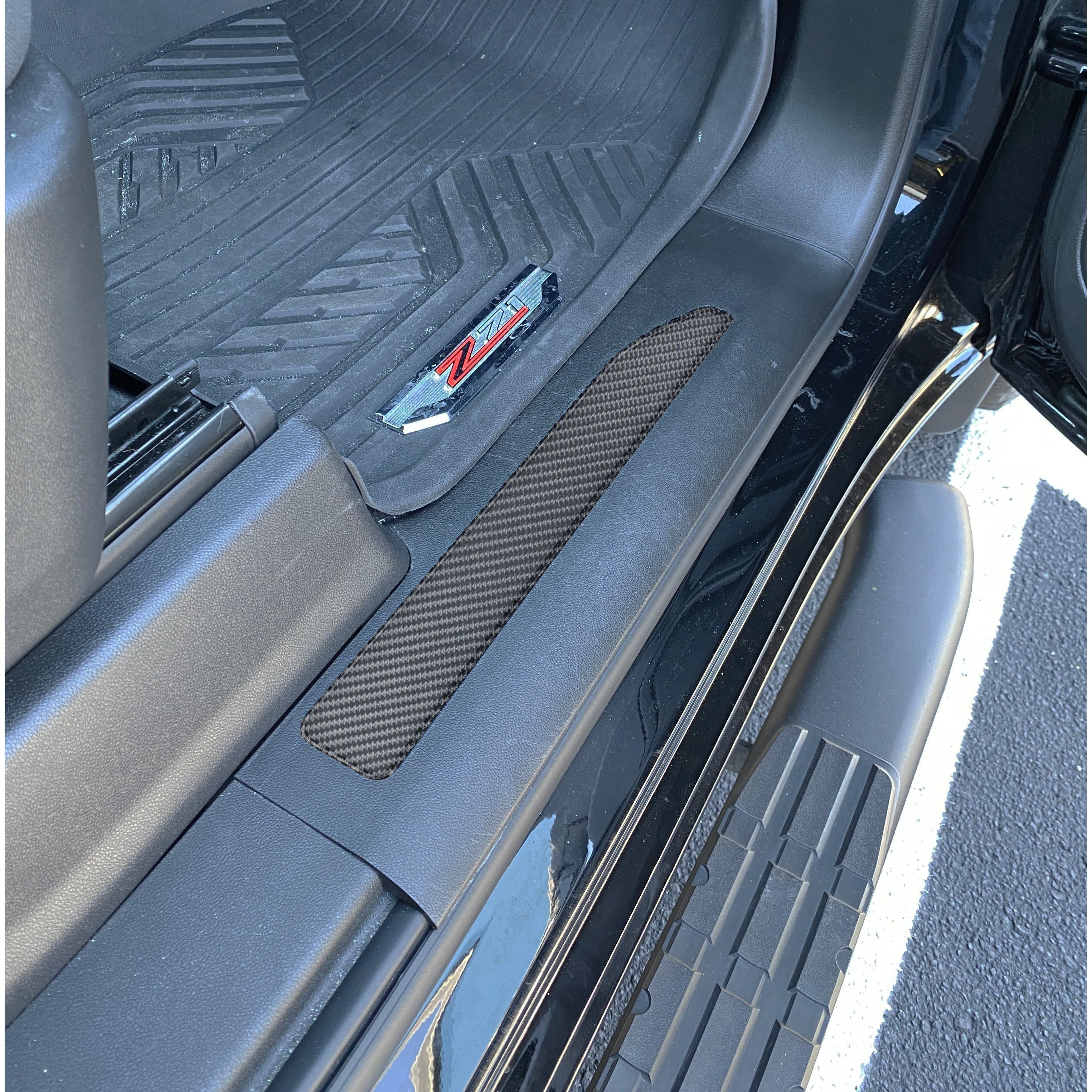 Door Sill Plate Overlays Fits 2019-2026 Chevrolet Silverado