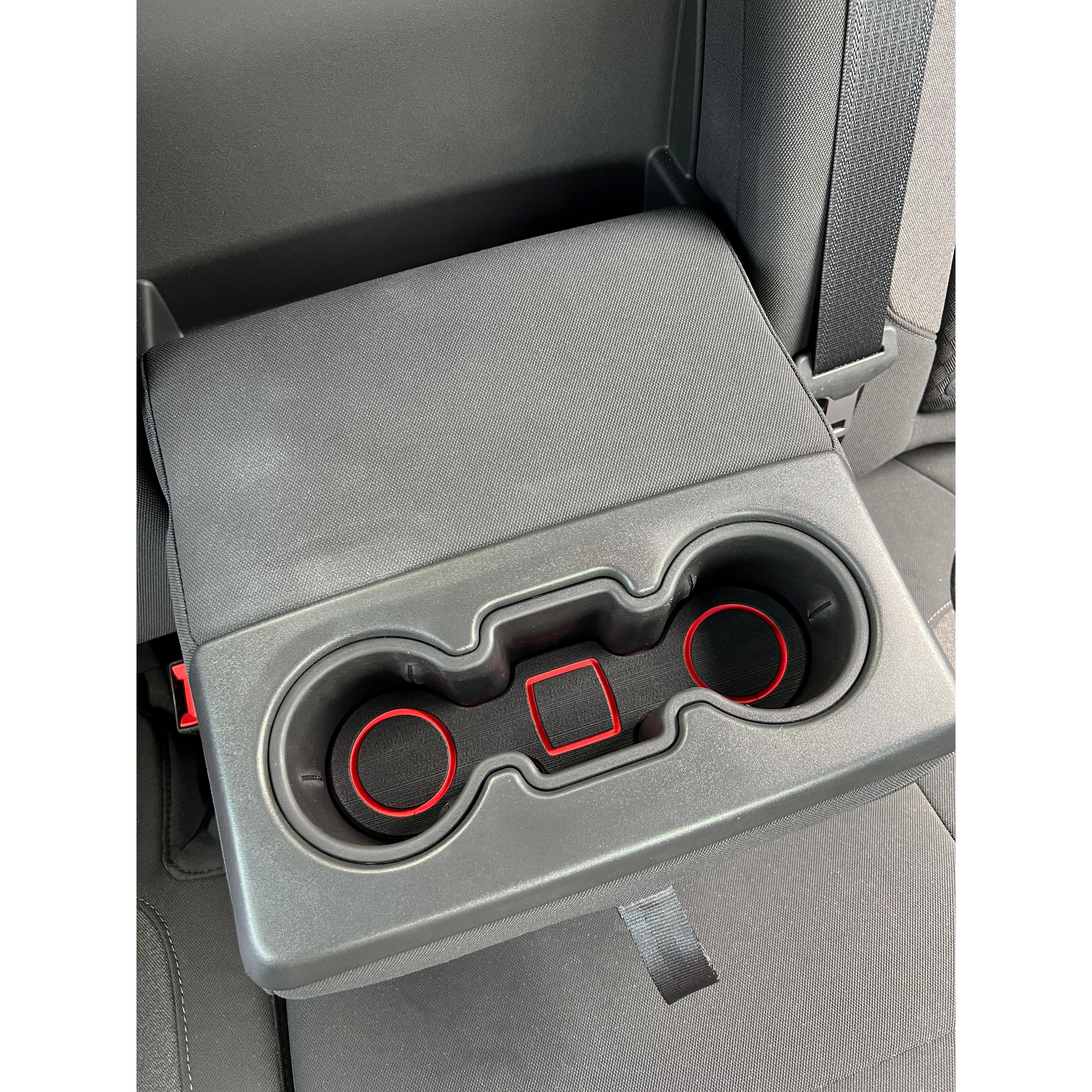 Rear Seat Cup Holder Foam Inserts Fits 2019-2021 Chevrolet Silverado