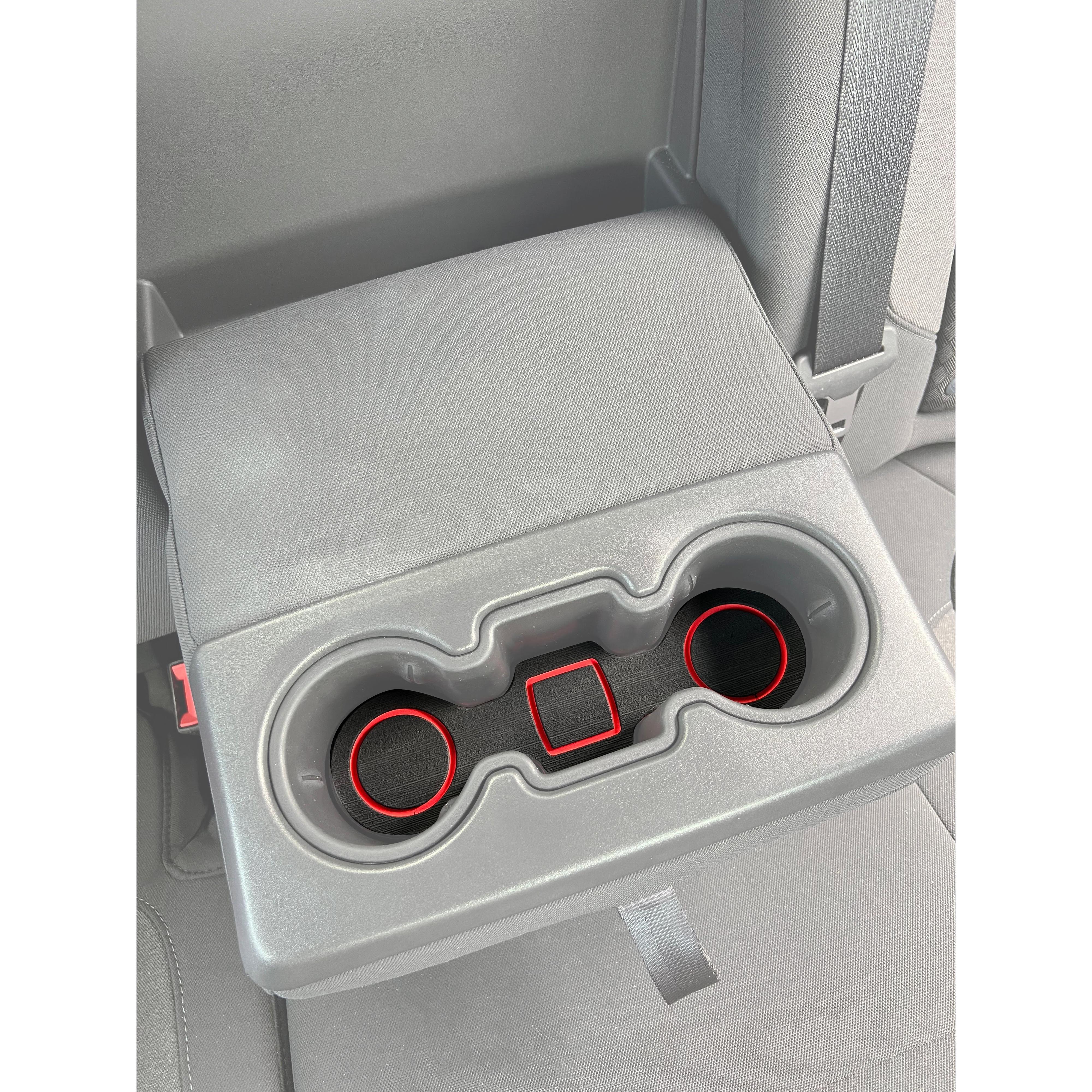 Rear Seat Cup Holder Foam Inserts Fits 2019-2021 Chevrolet Silverado