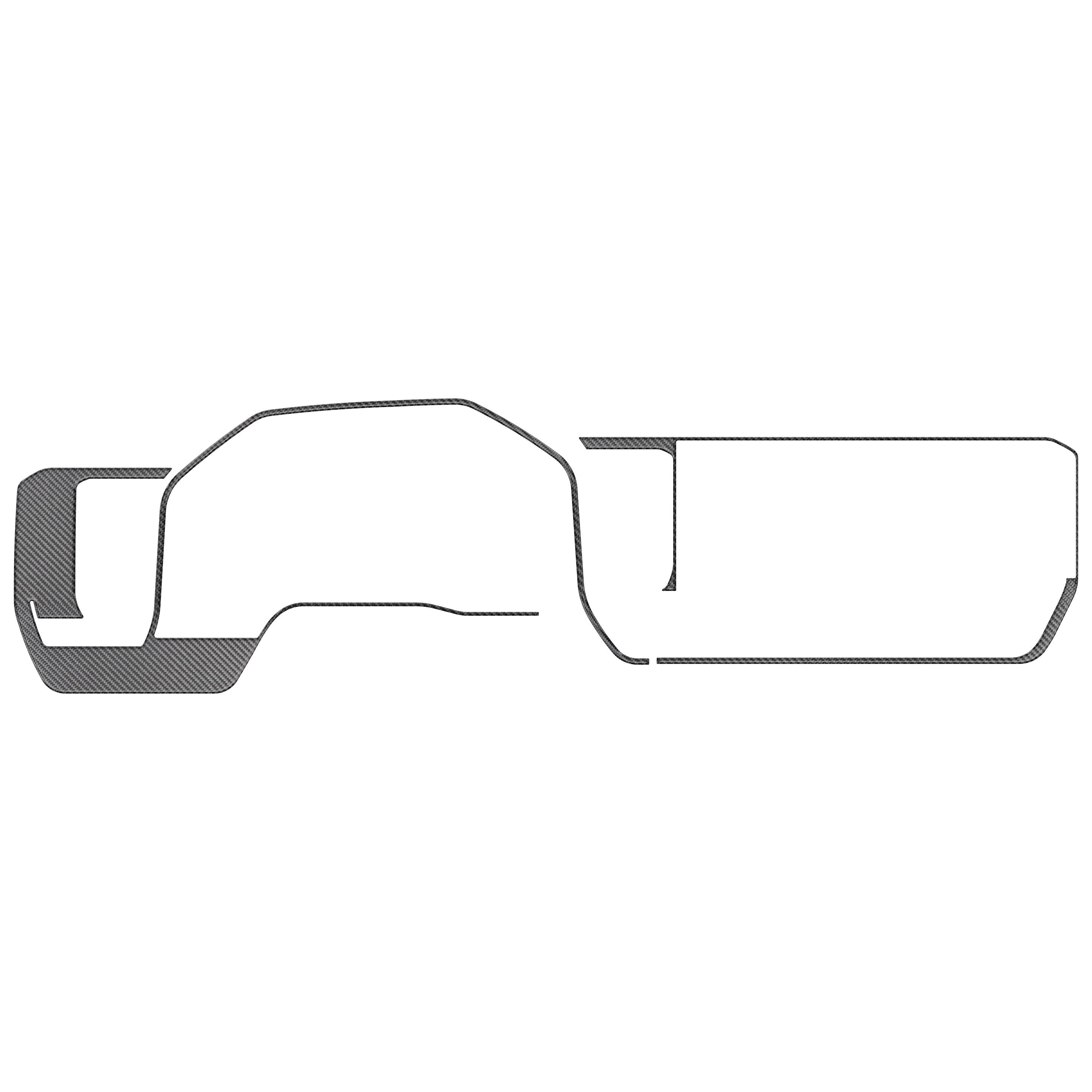 Dash Accent Trim Fits 2022-2026 Chevrolet Silverado