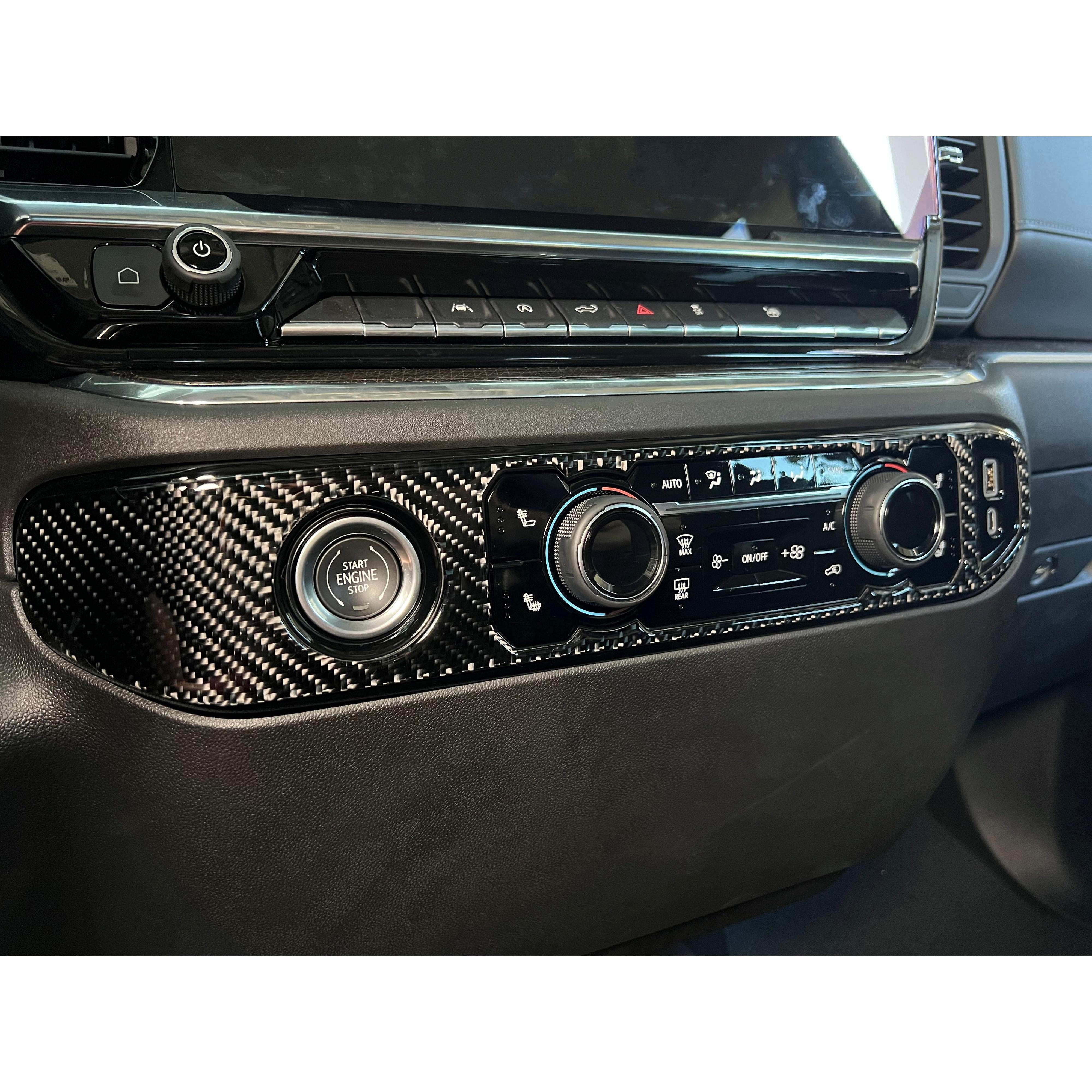 Climate Control Accent Trim Fits 2022-2026 Chevrolet Silverado