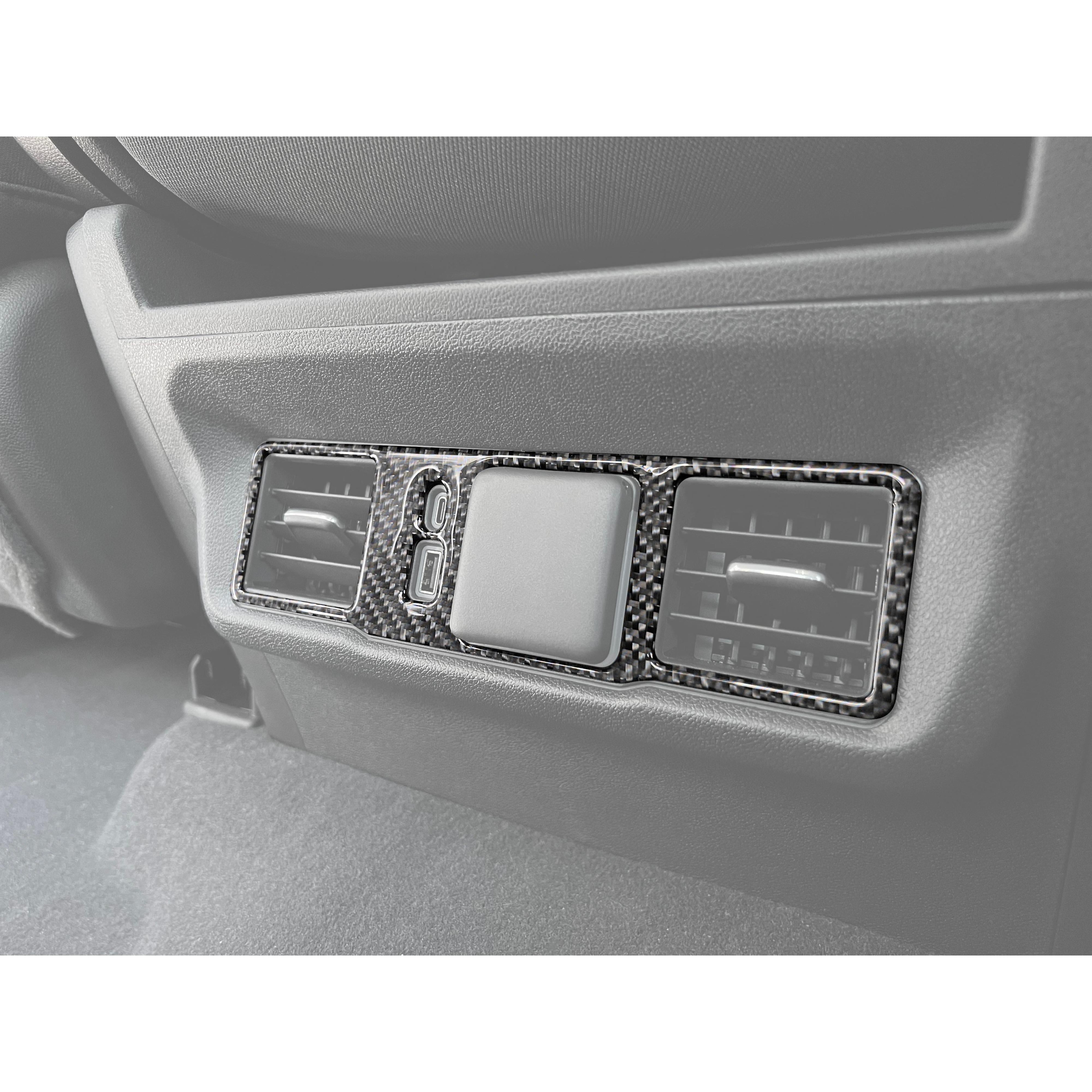 Rear Center Console Accent Trim Fits 2022-2026 Chevrolet Silverado
