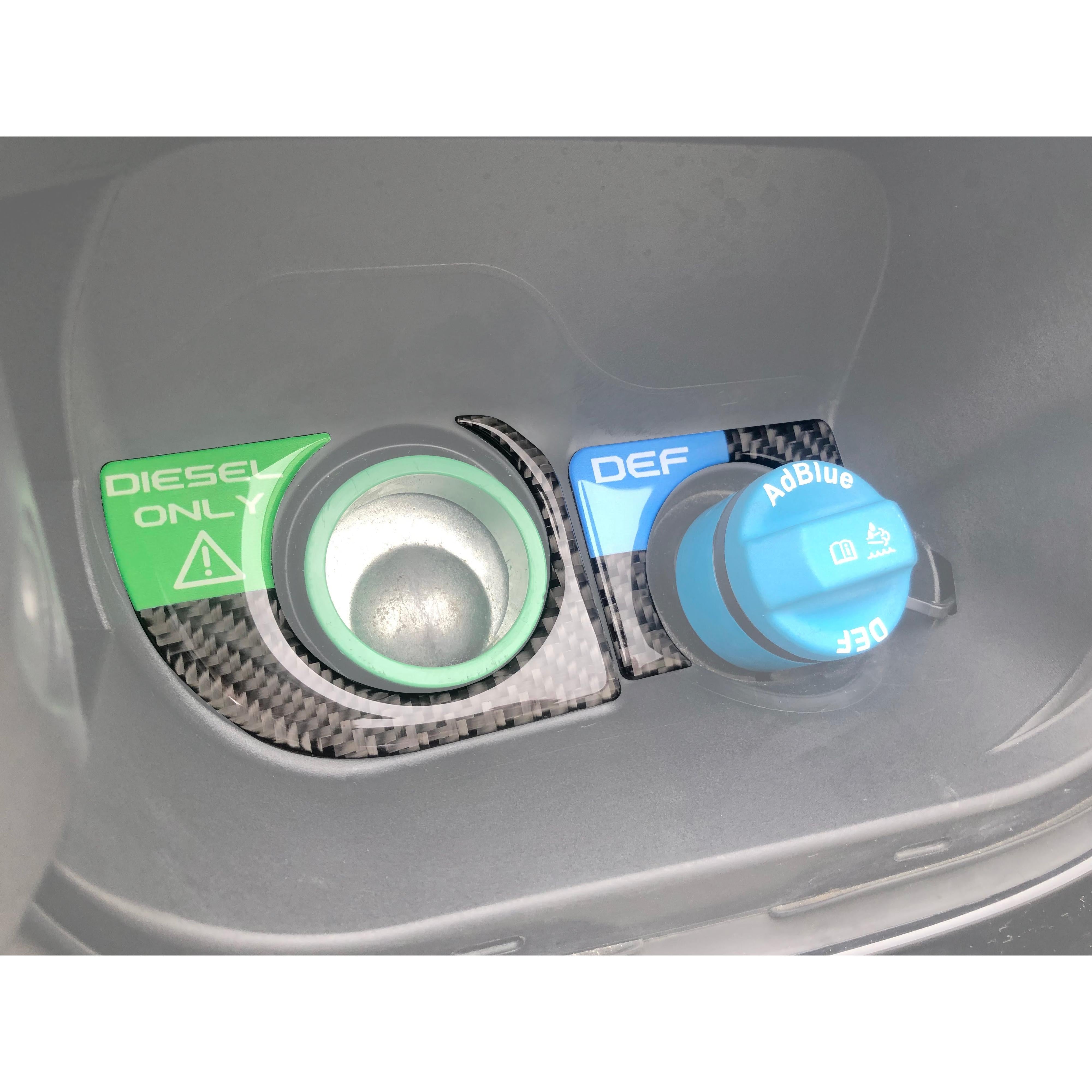 Fuel Fill Spout Ring Accent Overlays Fits 2019-2024 Chevrolet Silverado