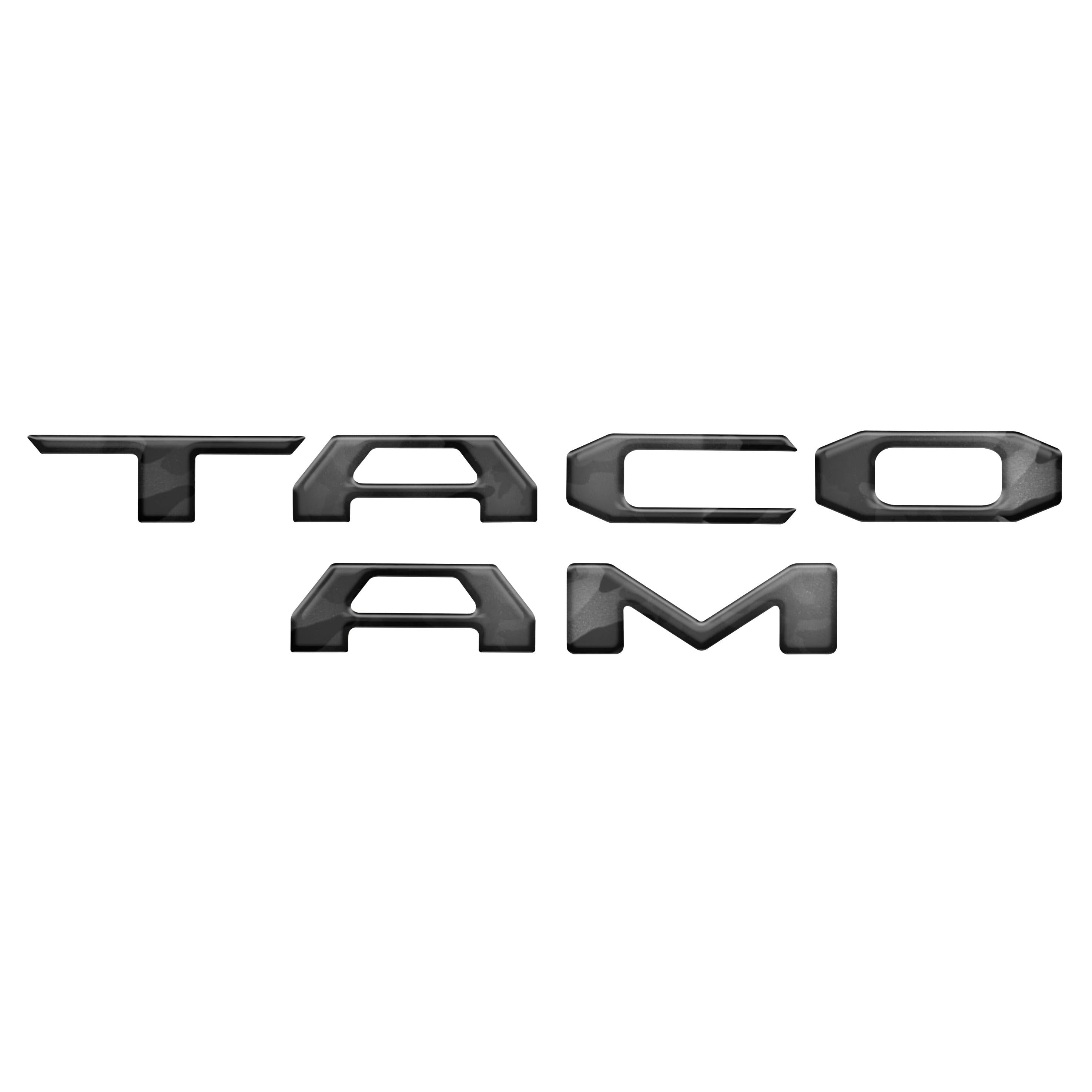 Tailgate Letter Inserts Fits 2016-2023 Toyota Tacoma