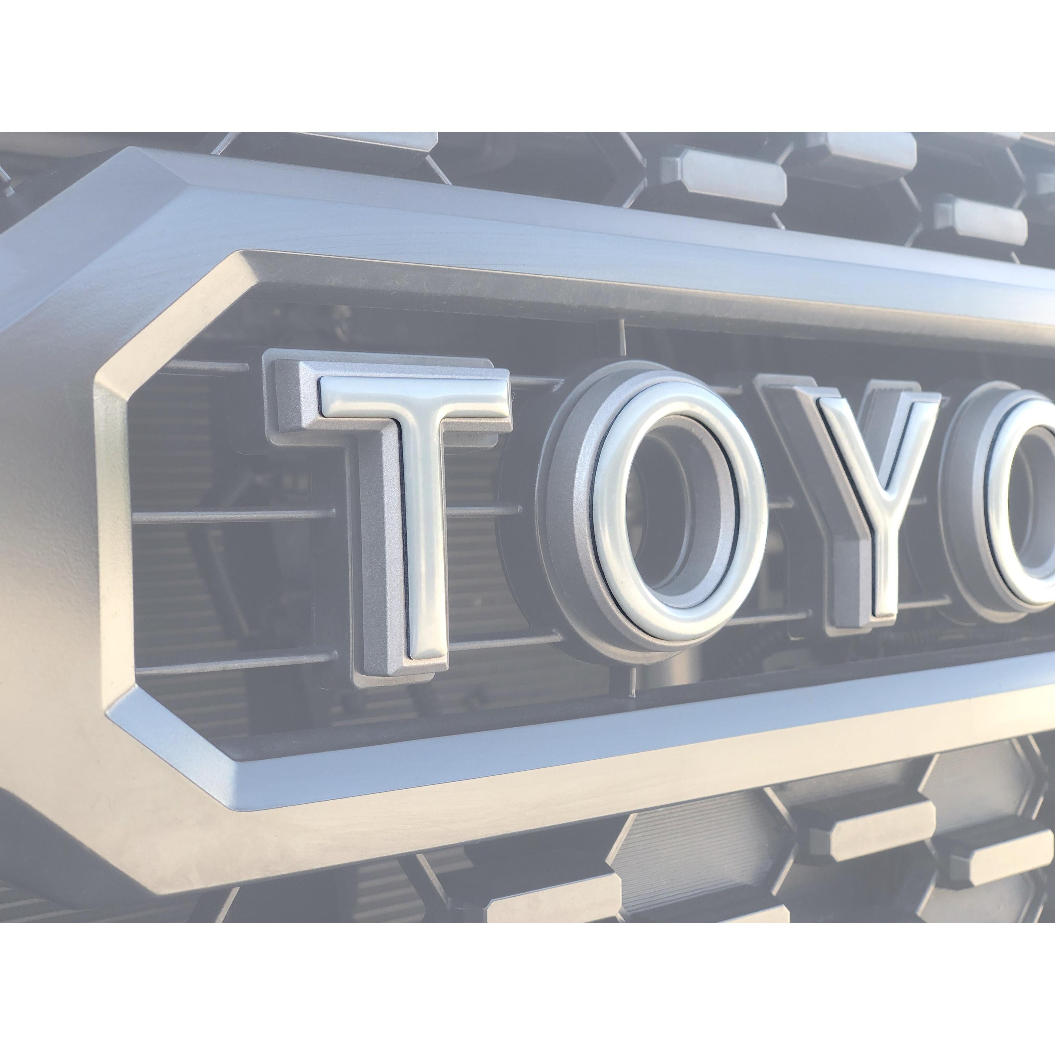 Grille Letter Overlays Fits 2016-2026 Toyota Tacoma