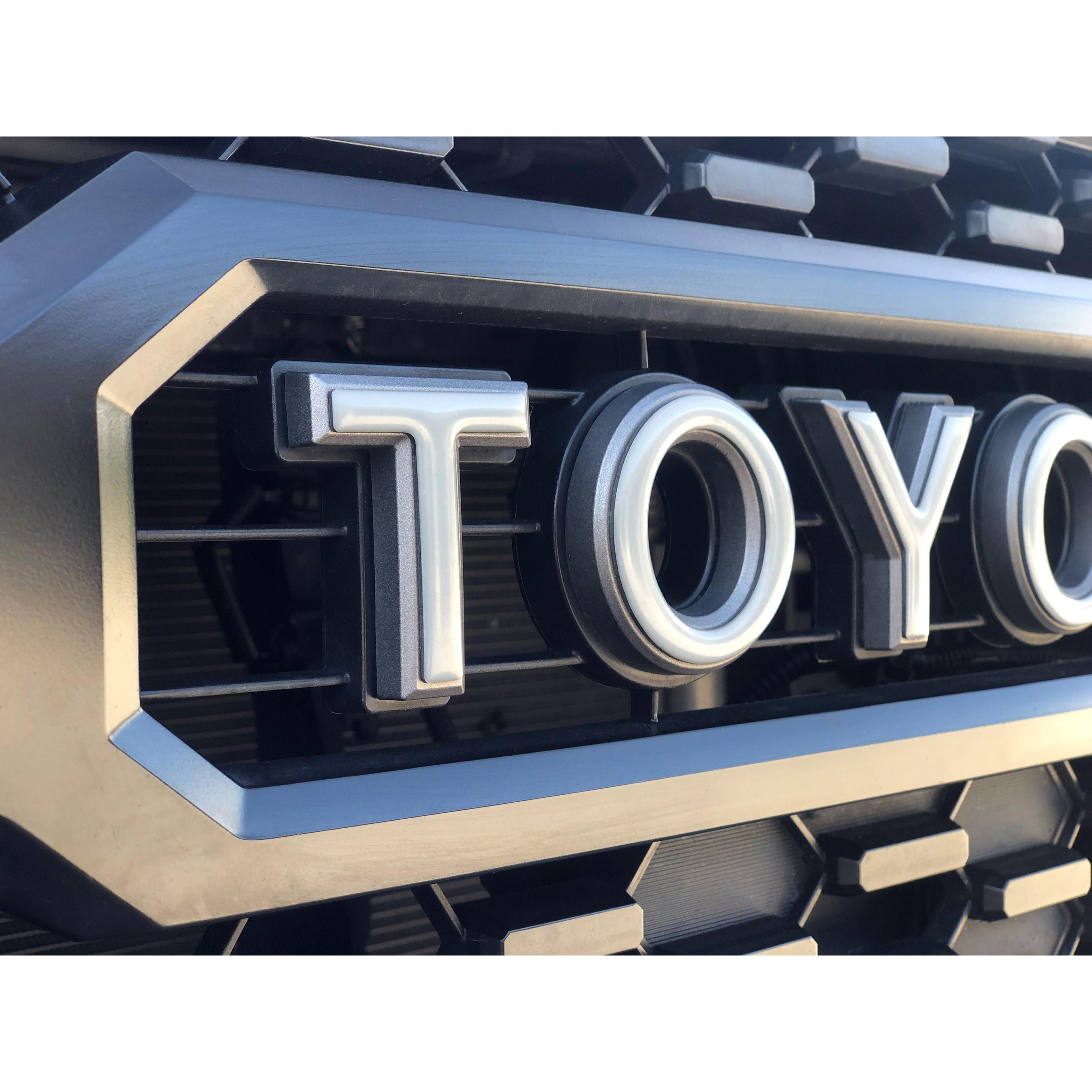 Grille Letter Overlays Fits 2016-2026 Toyota Tacoma