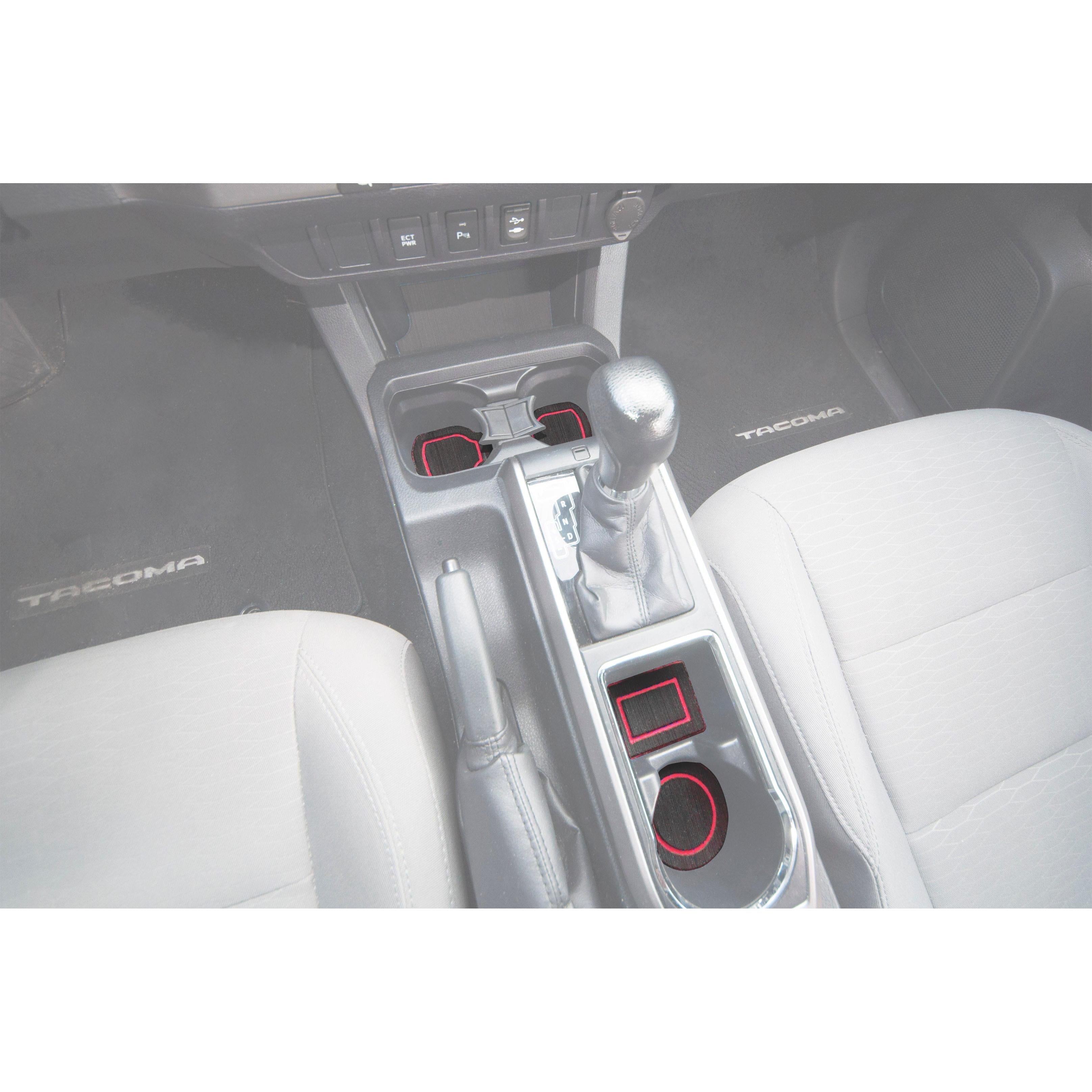 Center Console Cup Holder Inserts Fits 2016-2023 Toyota Tacoma