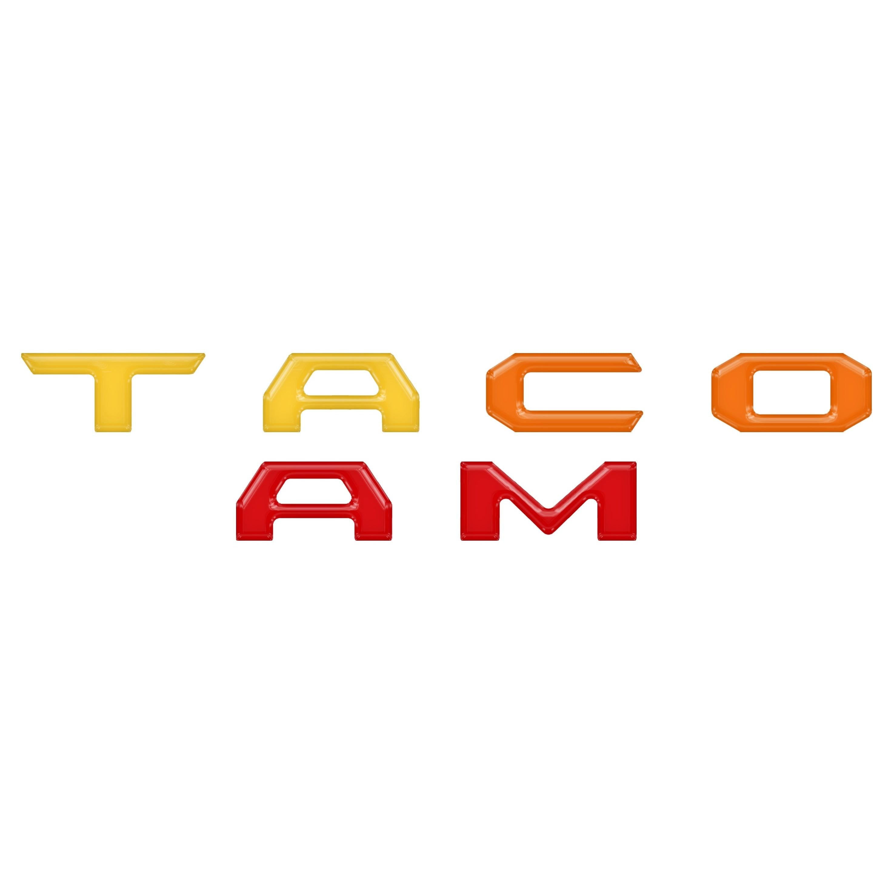 Glove Box Letter Inserts Fits 2016-2023 Toyota Tacoma
