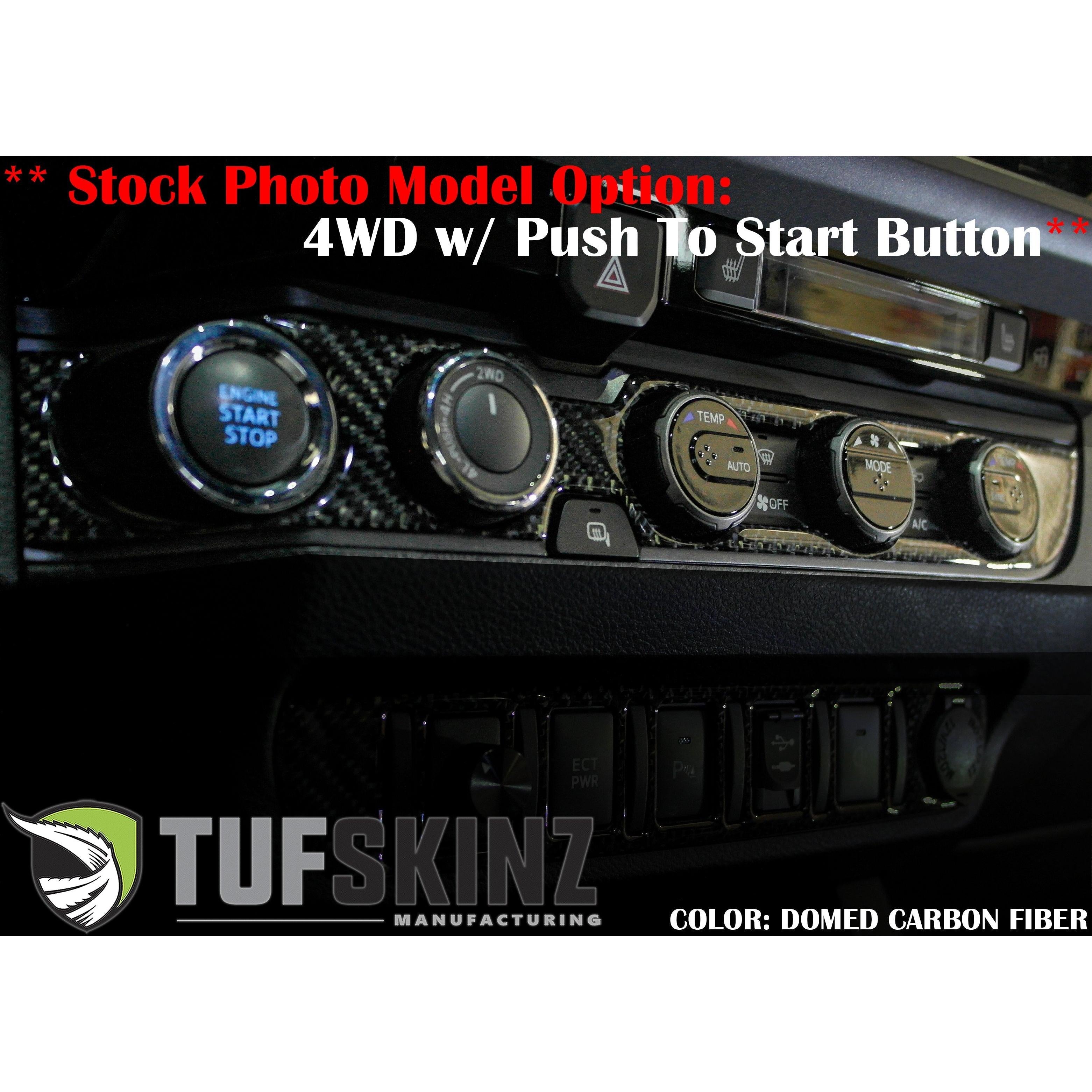Climate Control Accent Overlay Fits 2016-2023 Toyota Tacoma