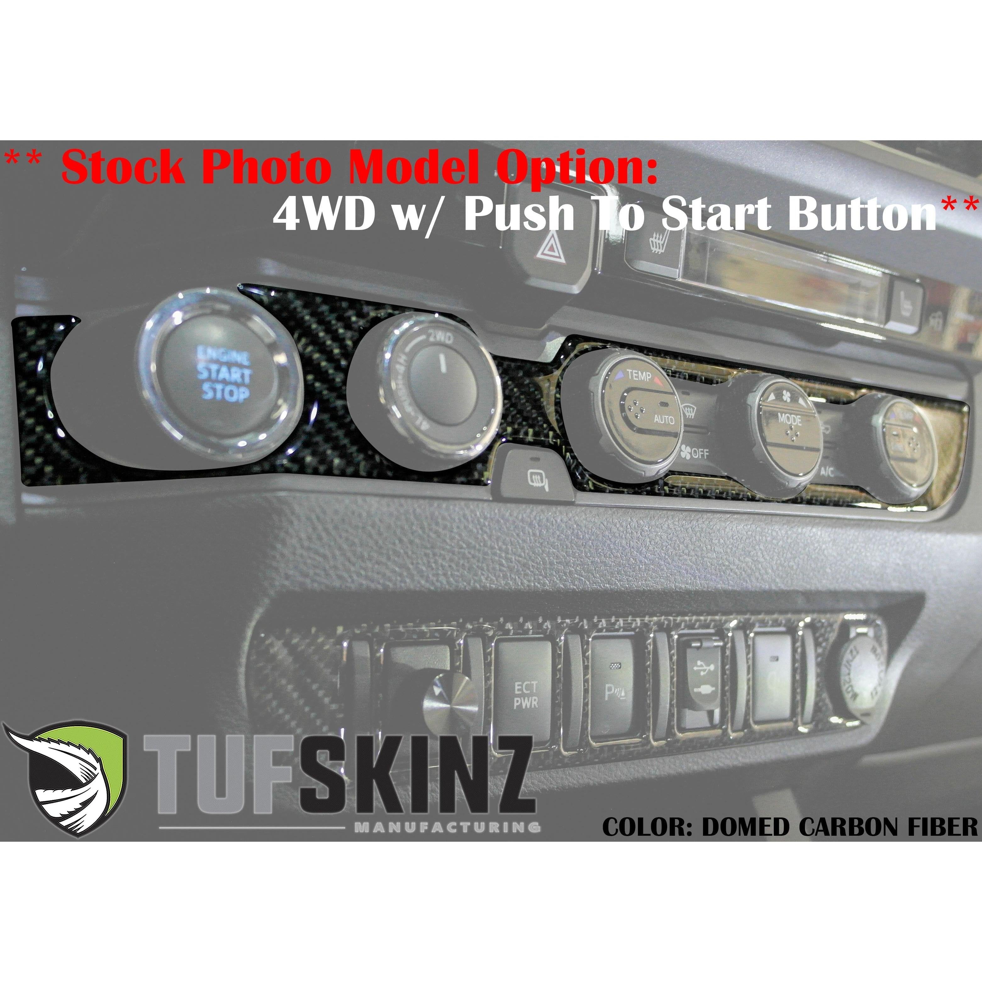 Climate Control Accent Overlay Fits 2016-2023 Toyota Tacoma