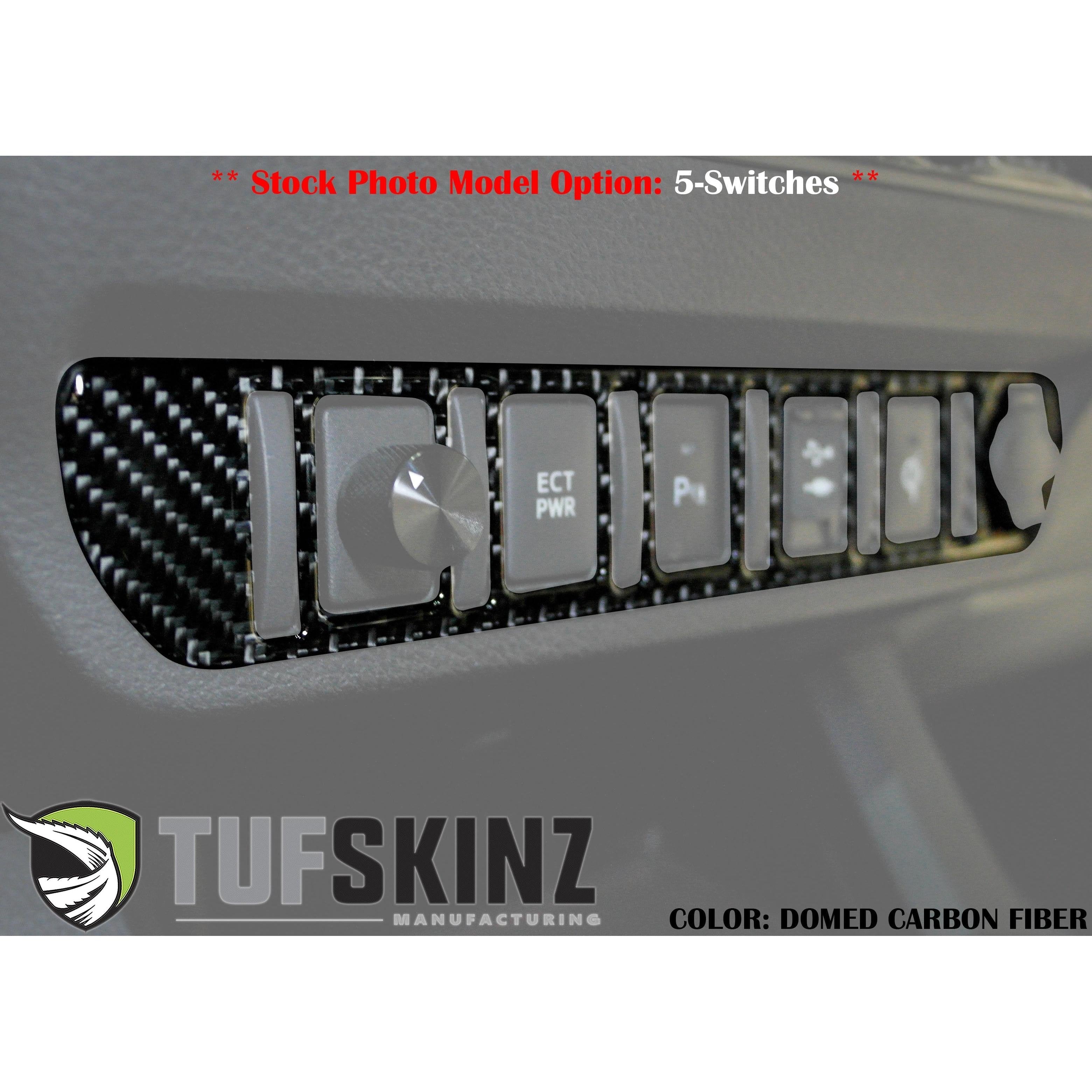 Center Dash Switch Panel Accent Overlay Fits 2016-2023 Toyota Tacoma