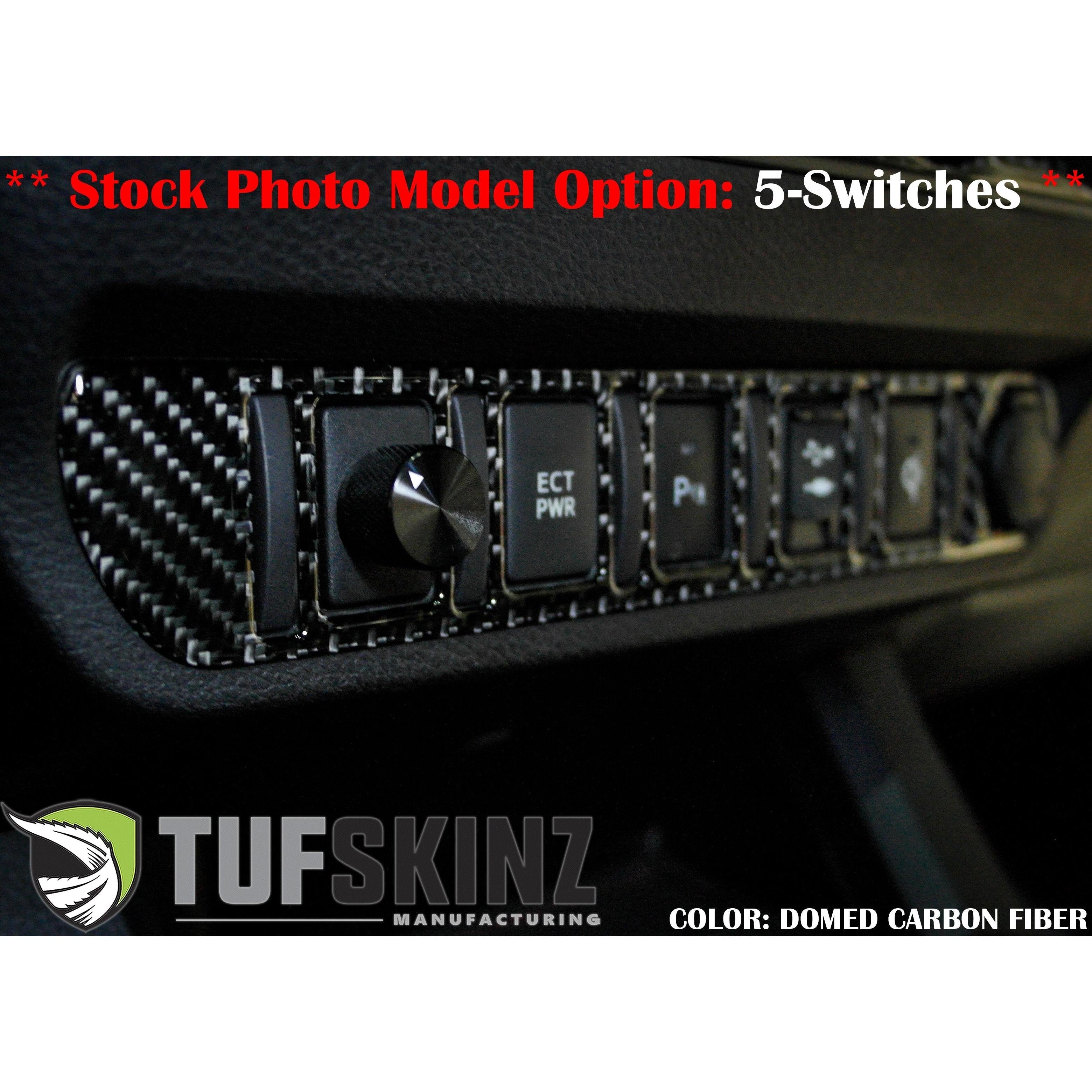 Center Dash Switch Panel Accent Overlay Fits 2016-2023 Toyota Tacoma