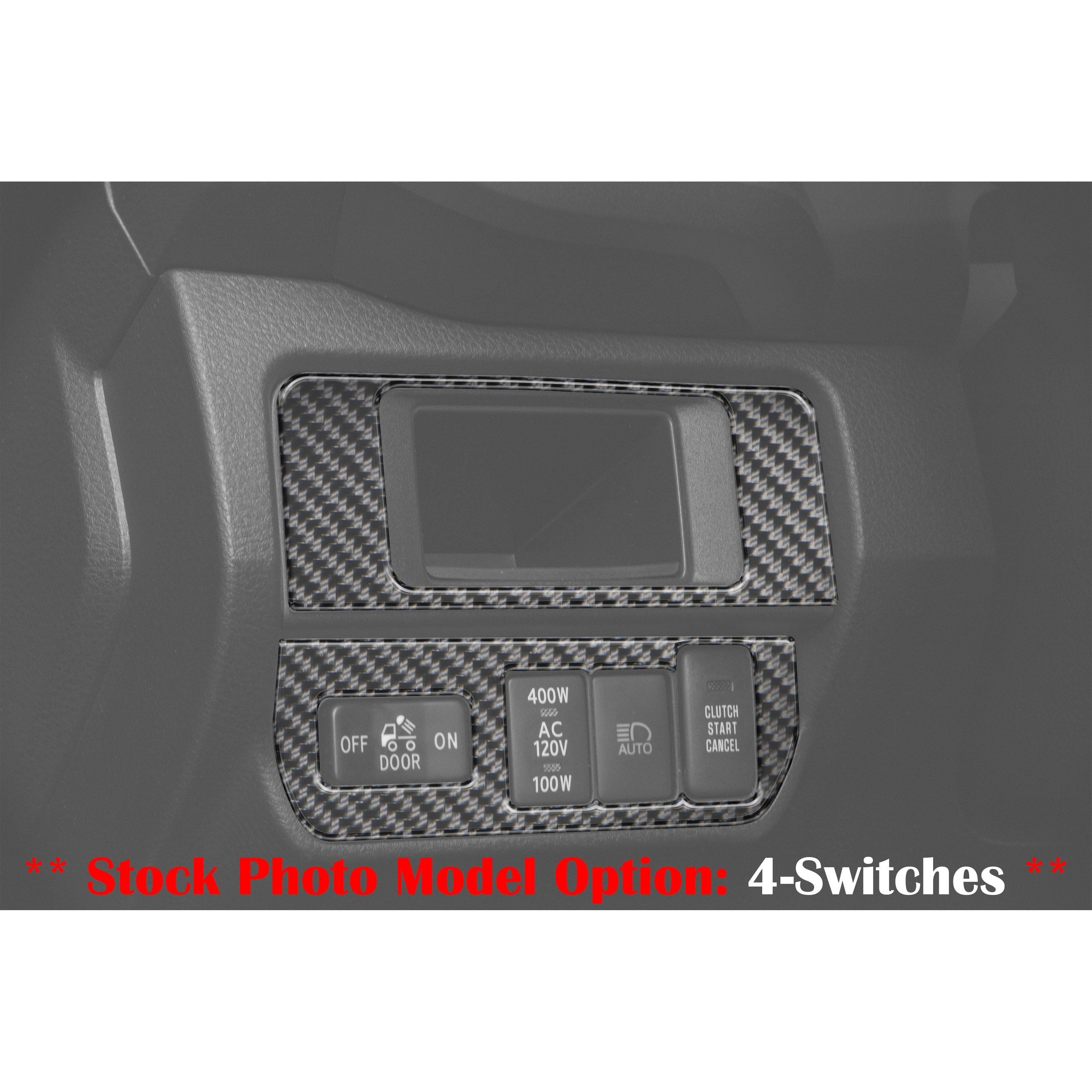 Dim Light Control Accent Overlays Fits 2016-2023 Toyota Tacoma
