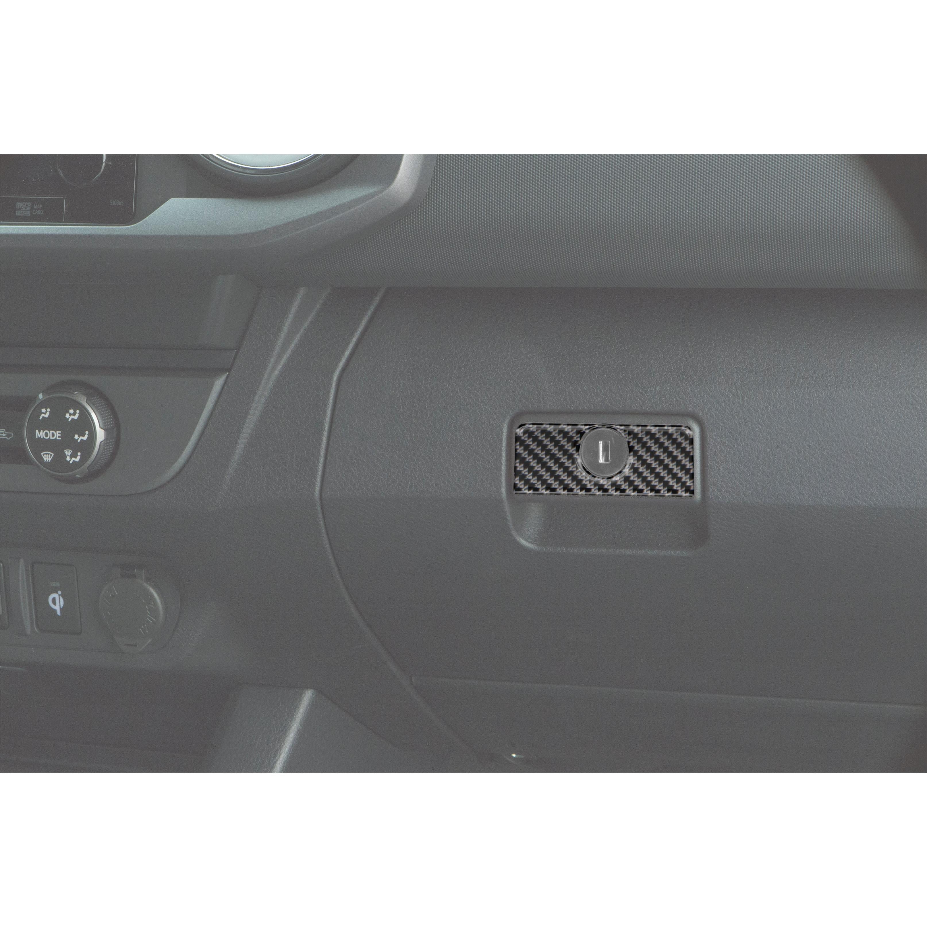 Glove Box Handle Accent Overlay Fits 2016-2023 Toyota Tacoma
