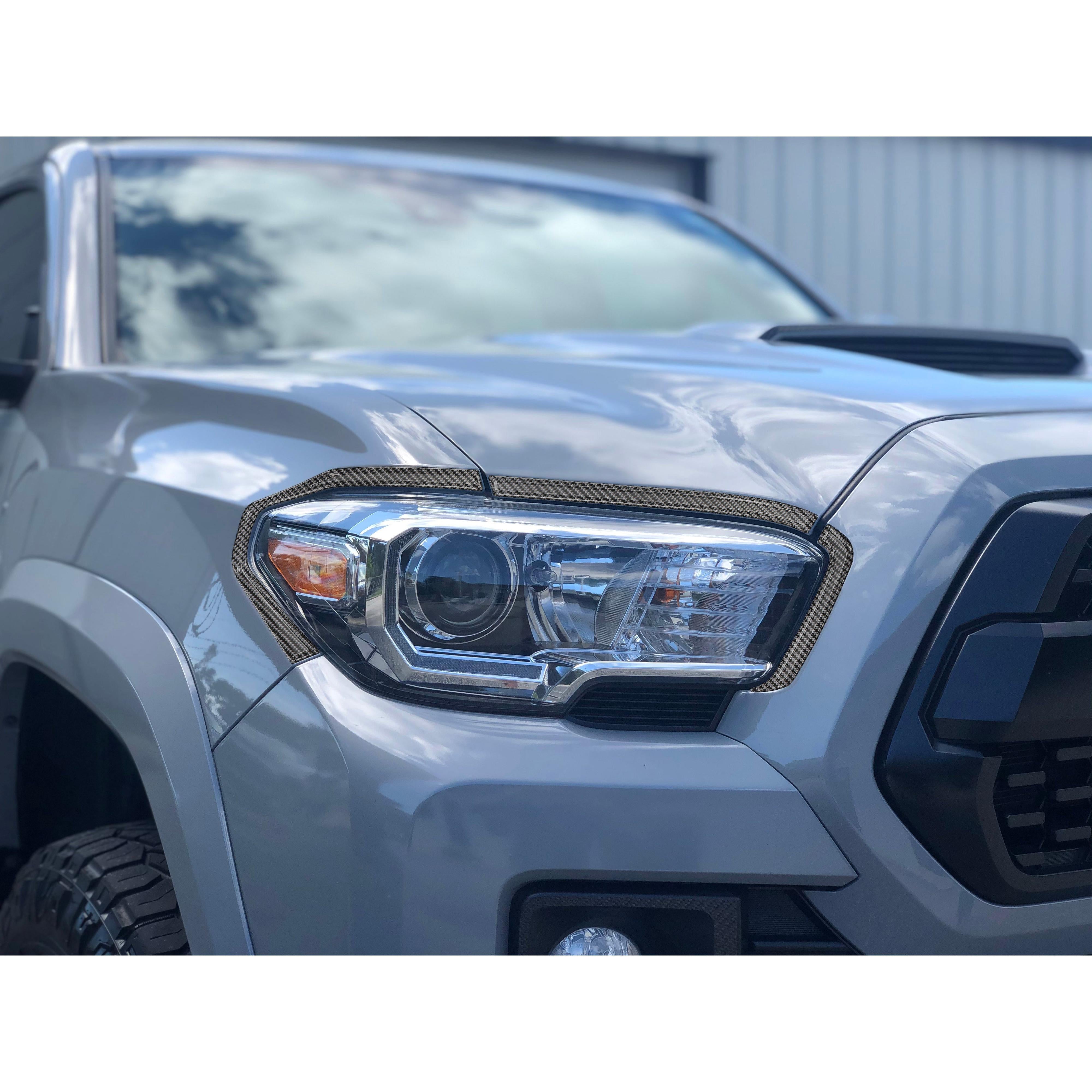 Headlight Accent Overlays Fits 2016-2023 Toyota Tacoma