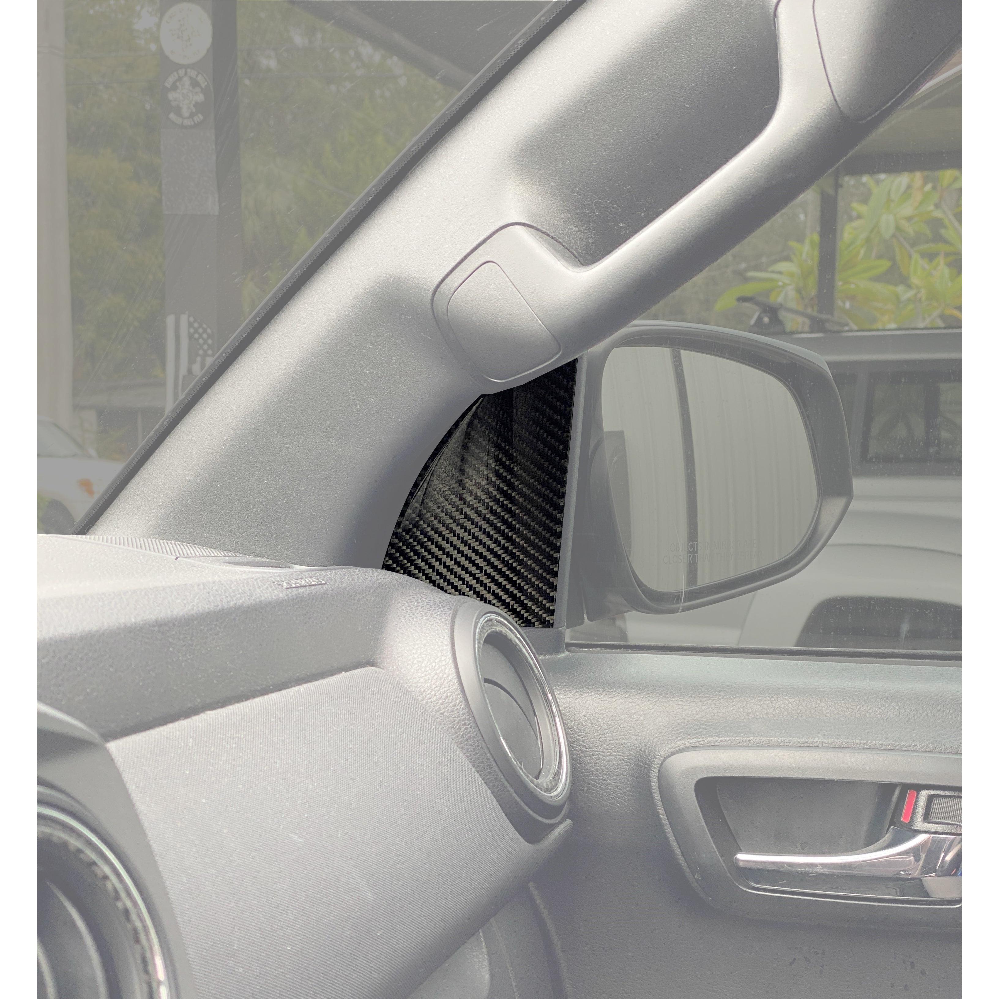 Interior A Pillar Accent Overlays Fits 2016-2023 Toyota Tacoma