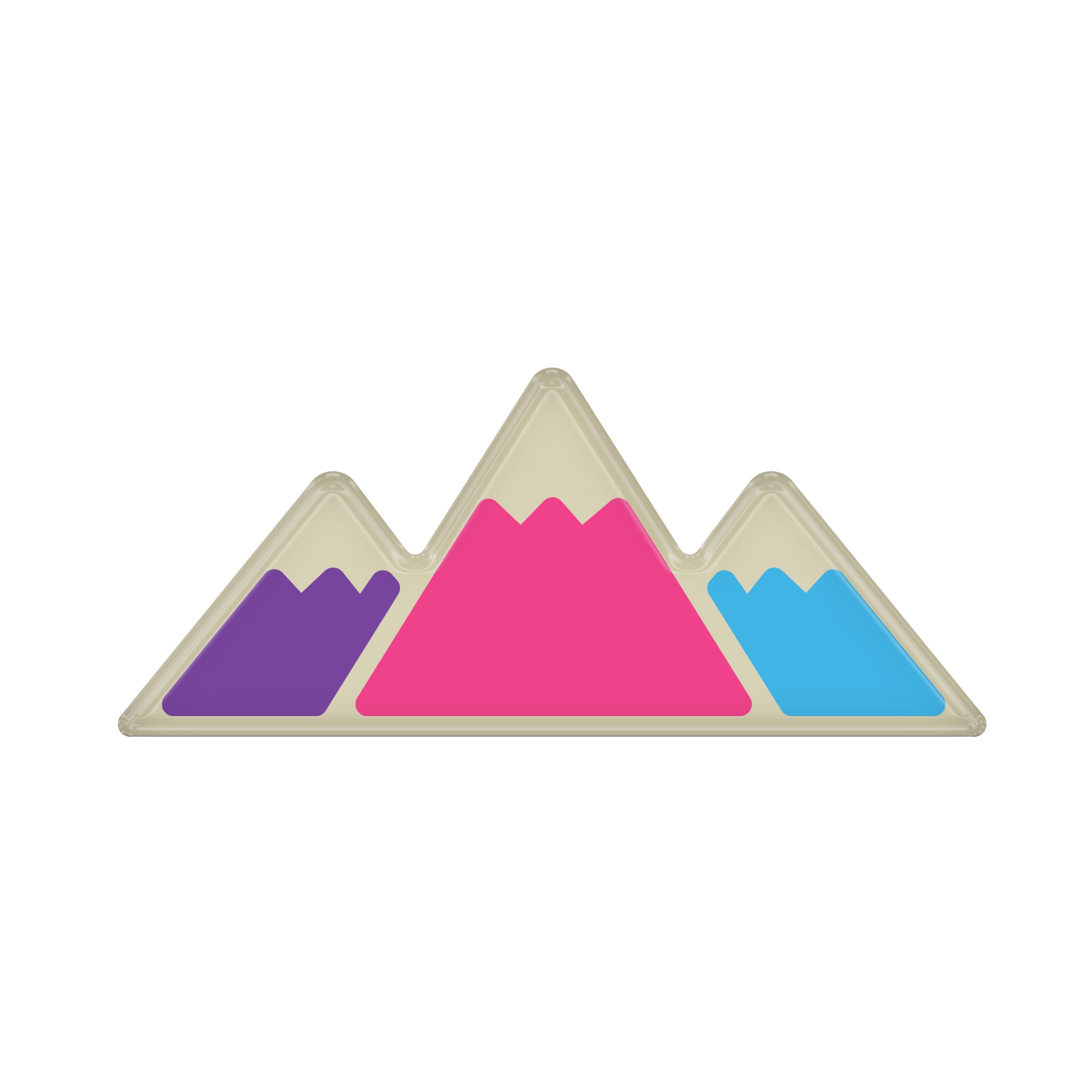 TRI-Color Badge Fits Toyota Models