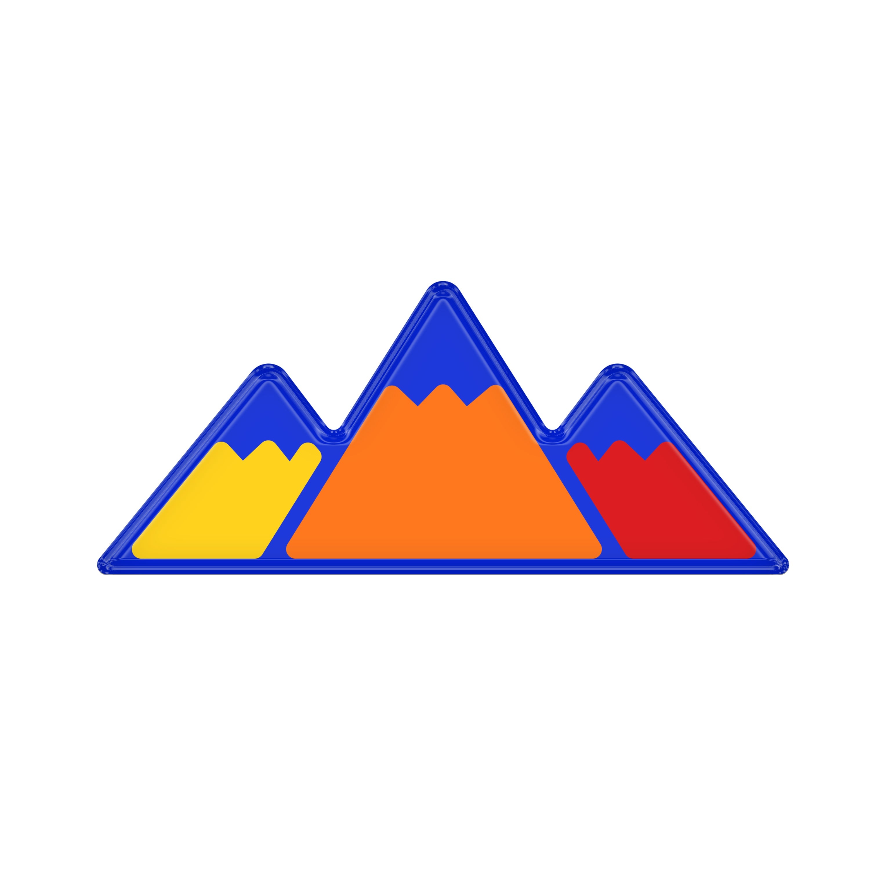 TRI-Color Badge Fits Toyota Models