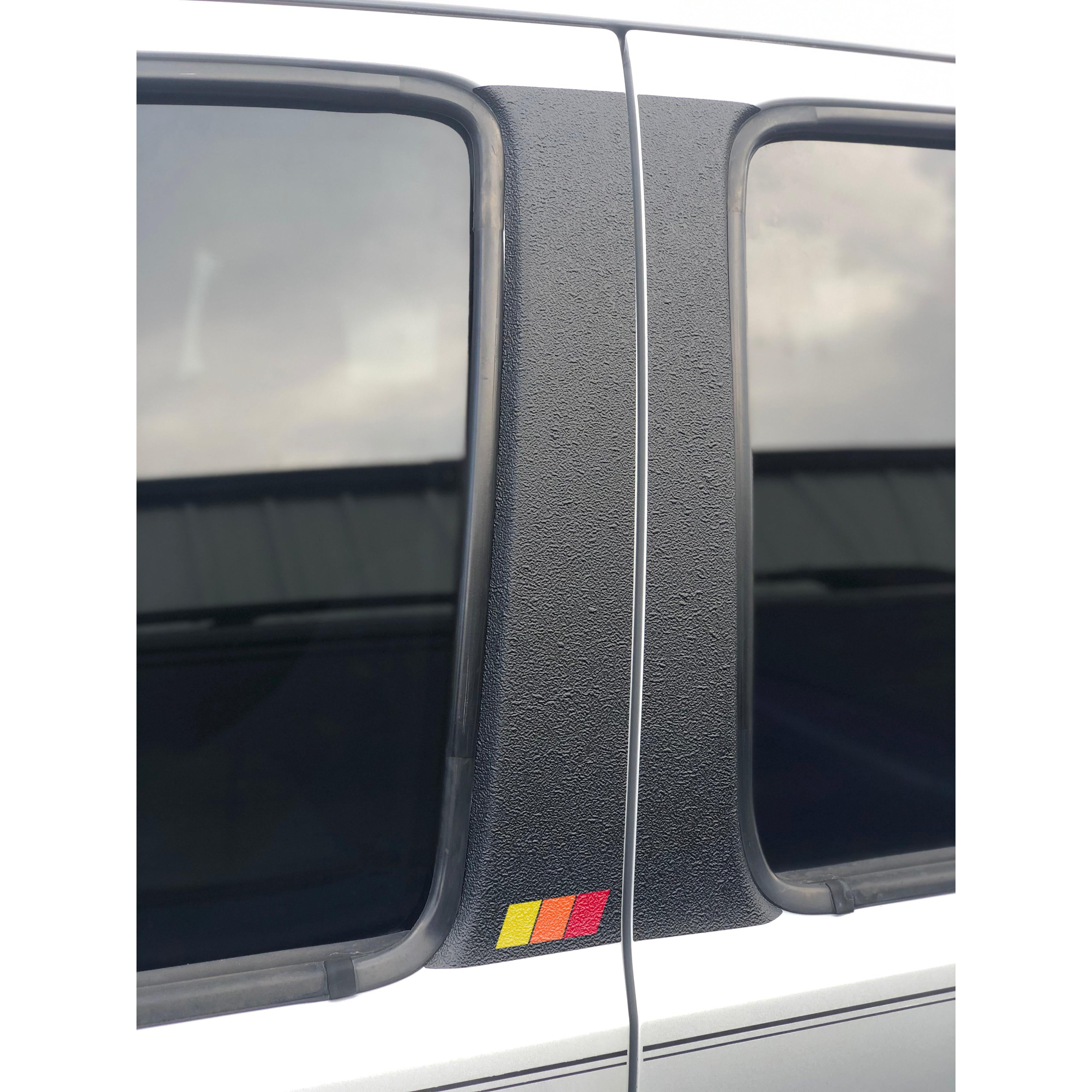 Textured Door Pillar Protection Overlays Fits 2005-2015 Toyota Tacoma