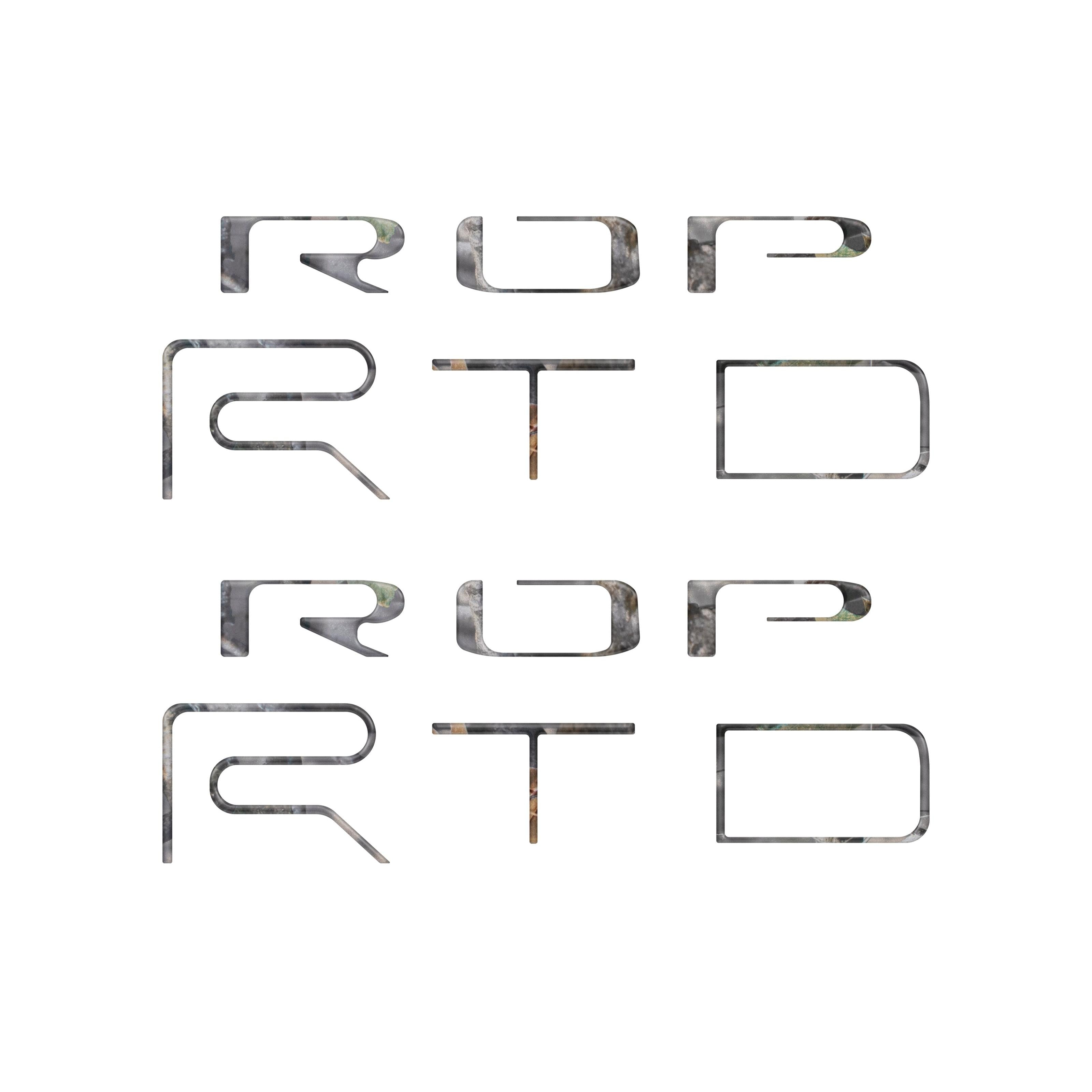Bed Side Letter Inserts Fits 2022-2023 Toyota Tacoma TRD Pro
