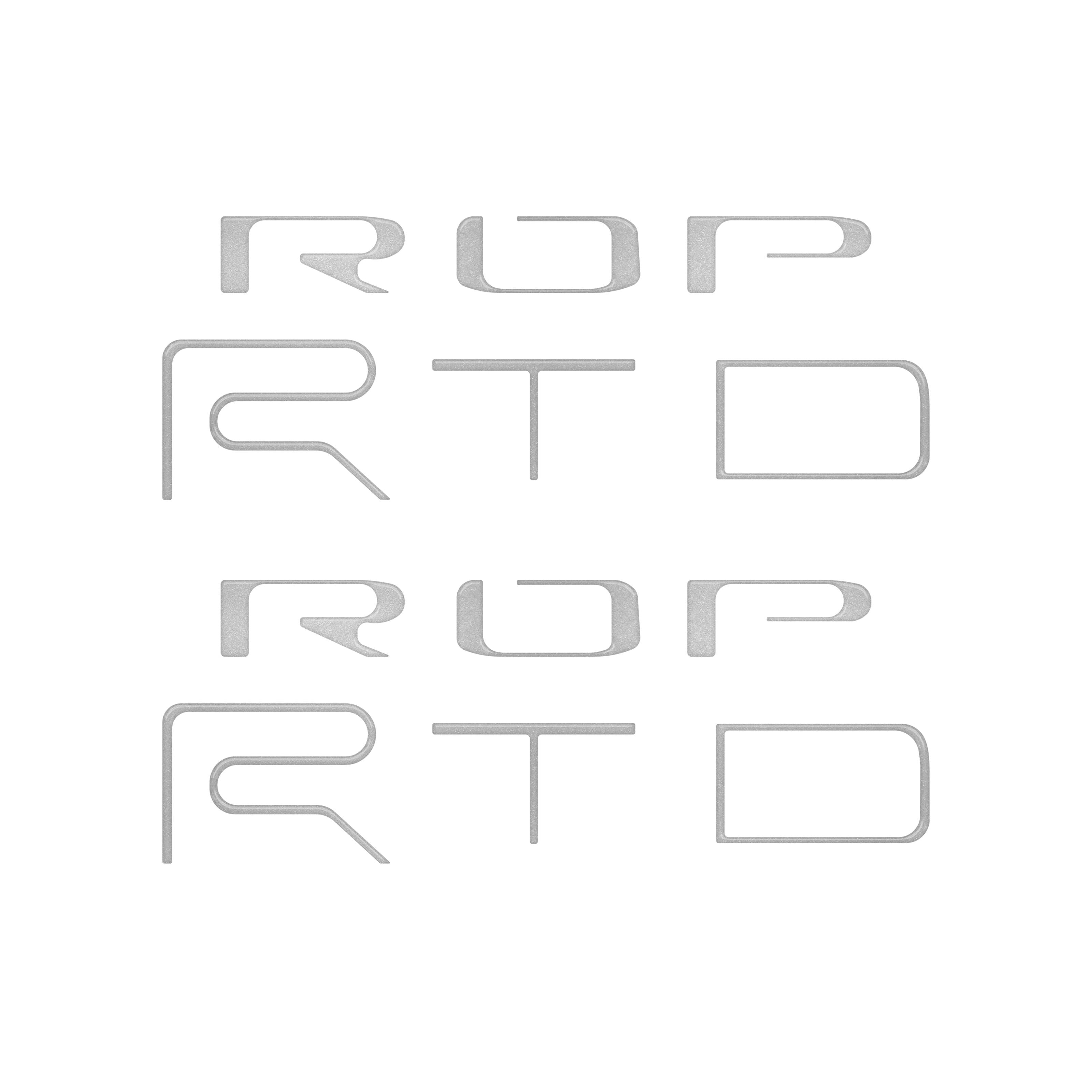 Bed Side Letter Inserts Fits 2022-2023 Toyota Tacoma TRD Pro
