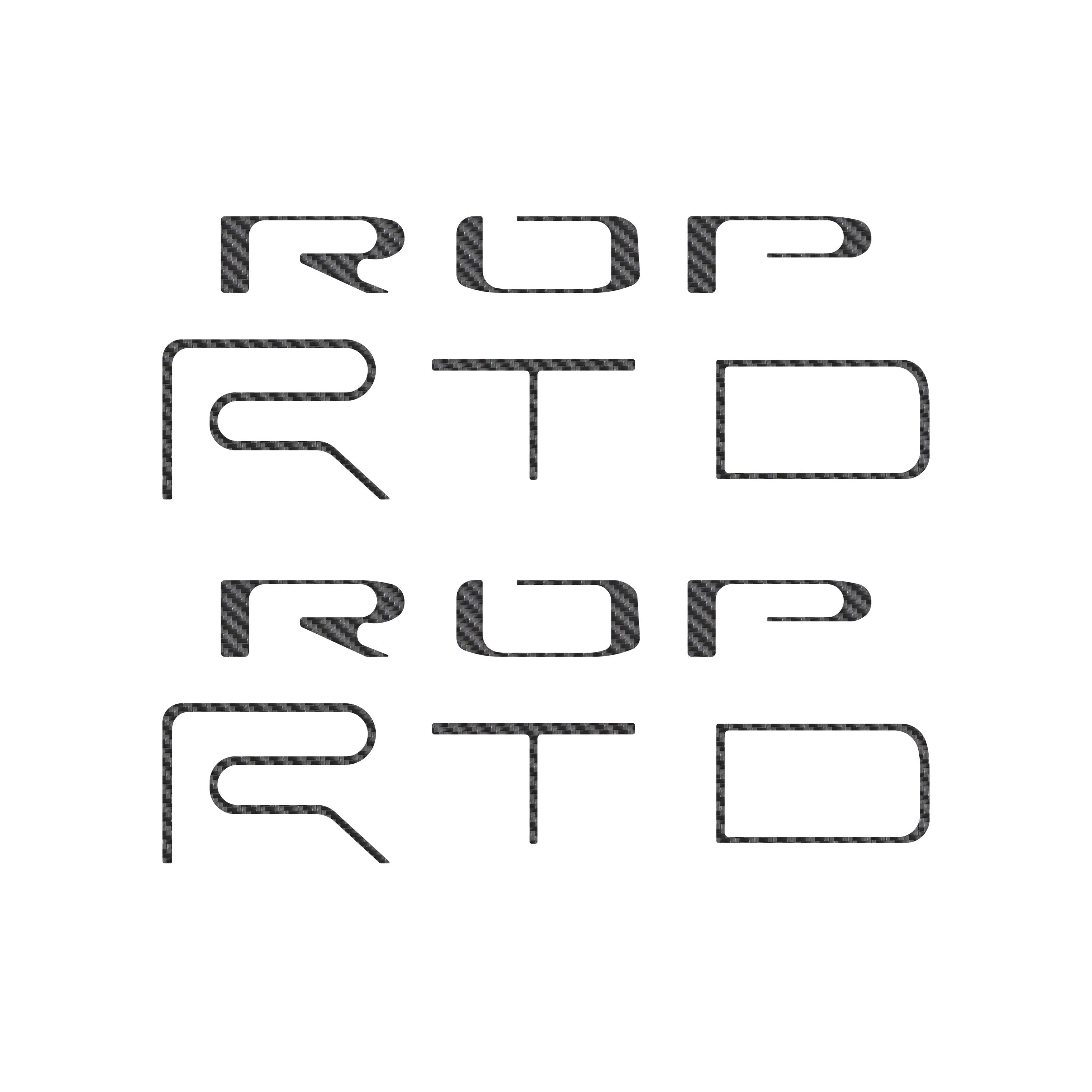 Bed Side Letter Inserts Fits 2022-2023 Toyota Tacoma TRD Pro