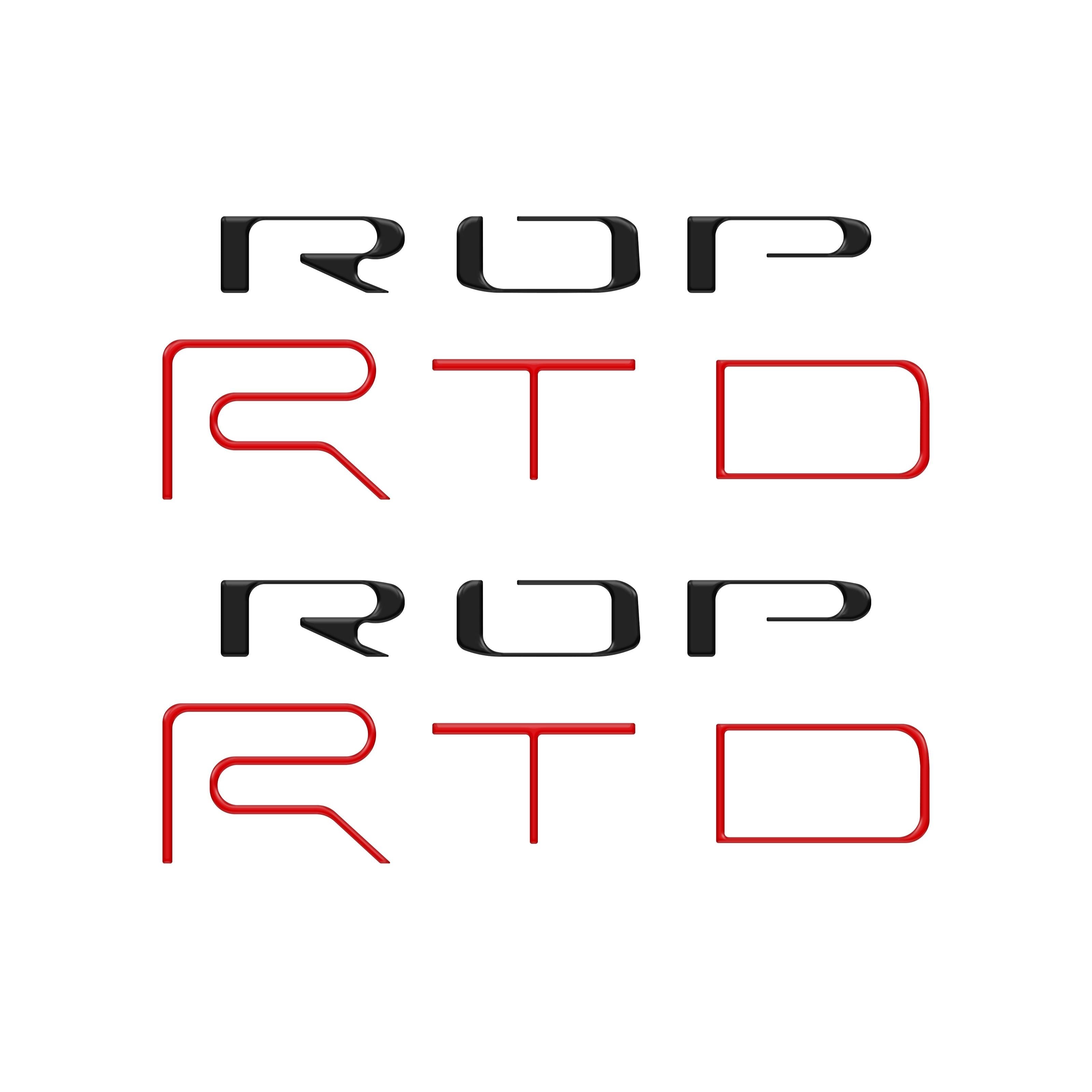 Bed Side Letter Inserts Fits 2022-2023 Toyota Tacoma TRD Pro