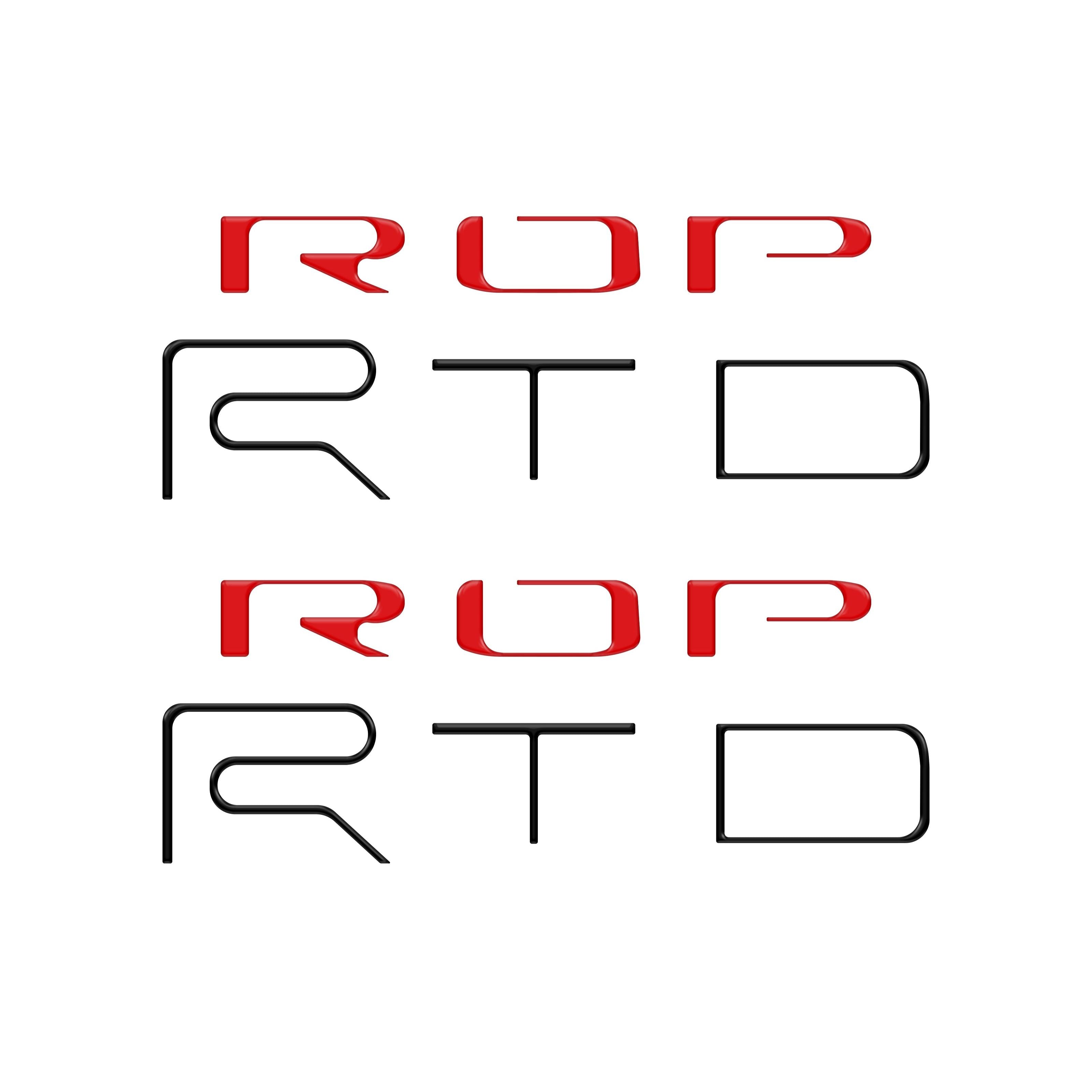 Bed Side Letter Inserts Fits 2022-2023 Toyota Tacoma TRD Pro