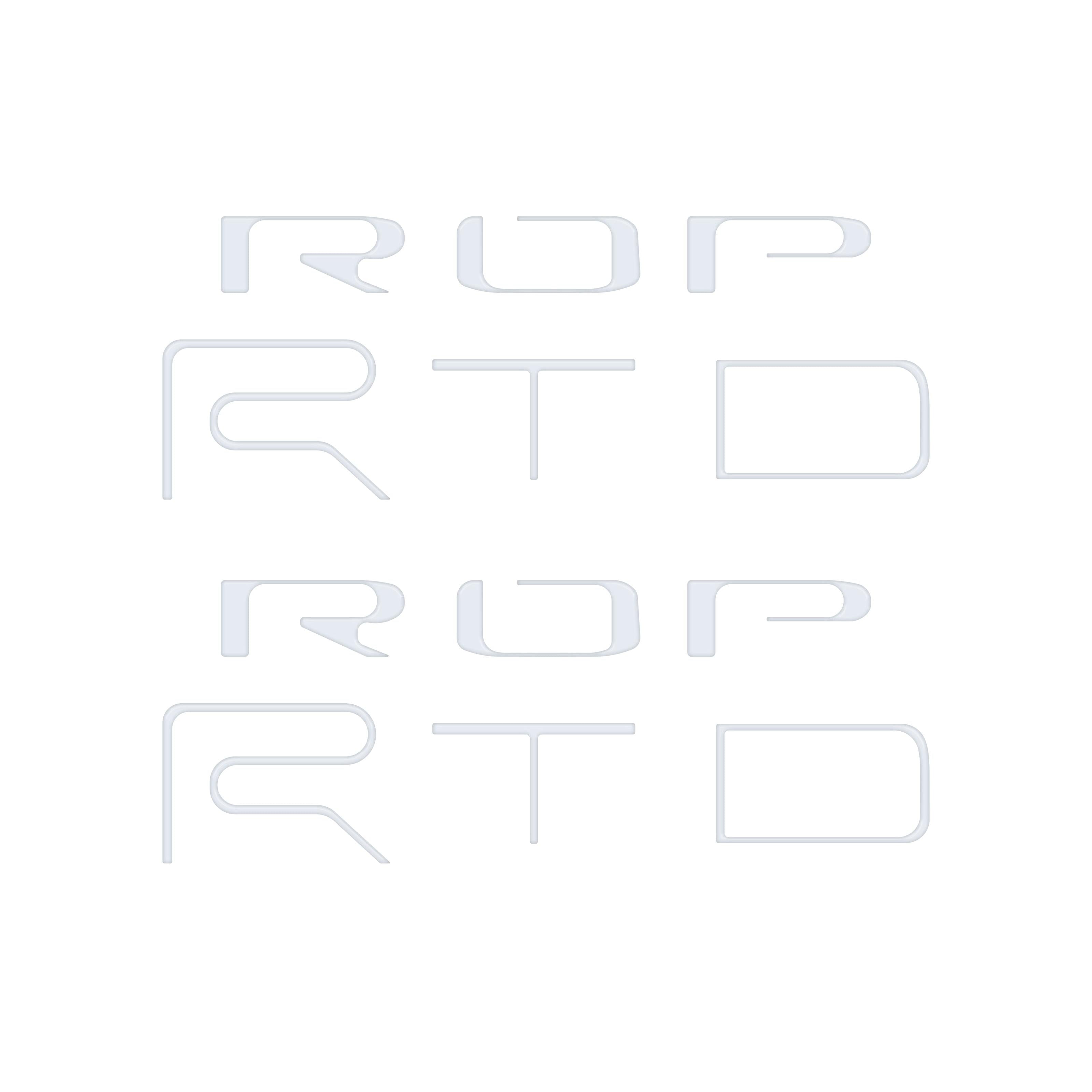 Bed Side Letter Inserts Fits 2022-2023 Toyota Tacoma TRD Pro