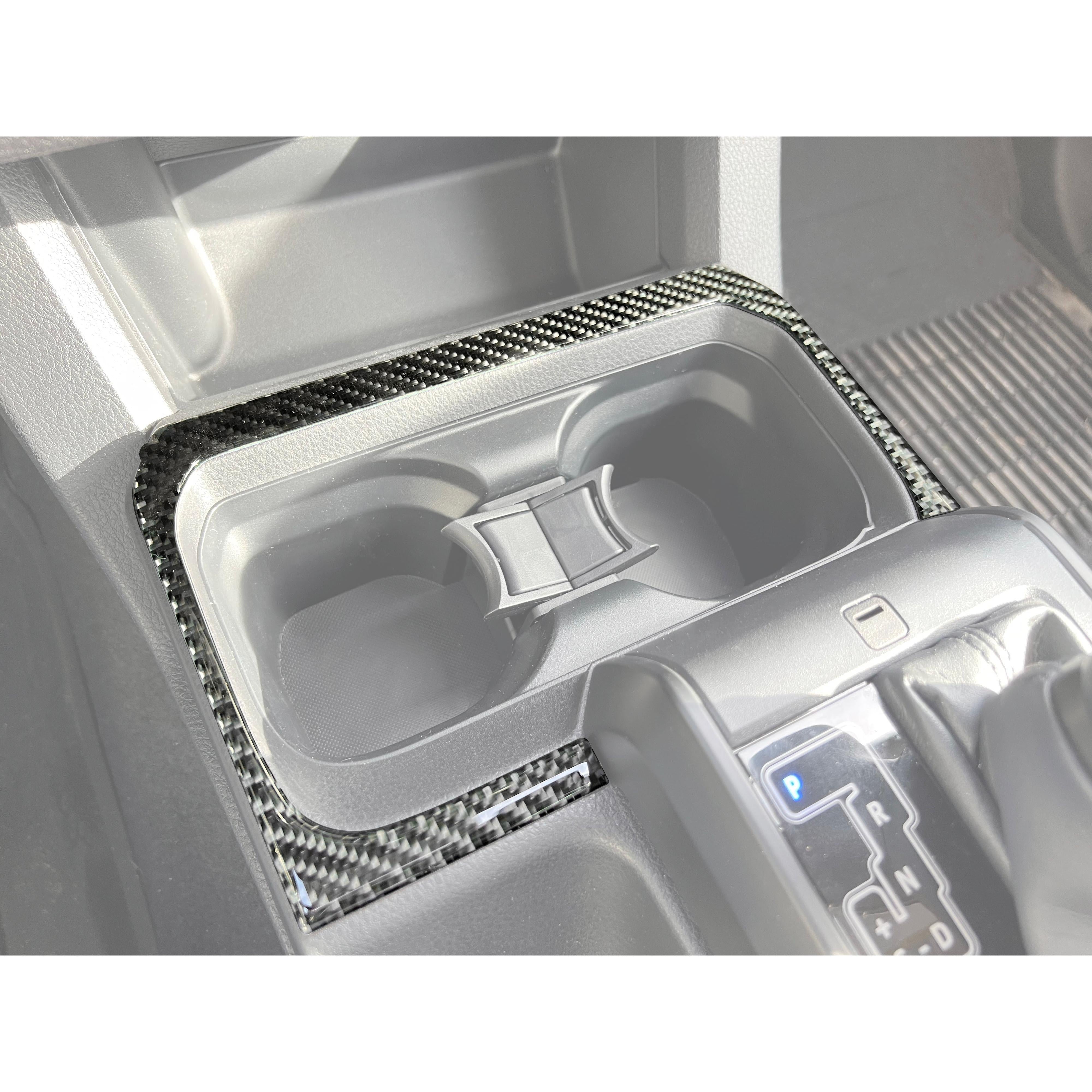 Center Console Cup Holder Accent Overlay Fits 2016-2023 Toyota Tacoma