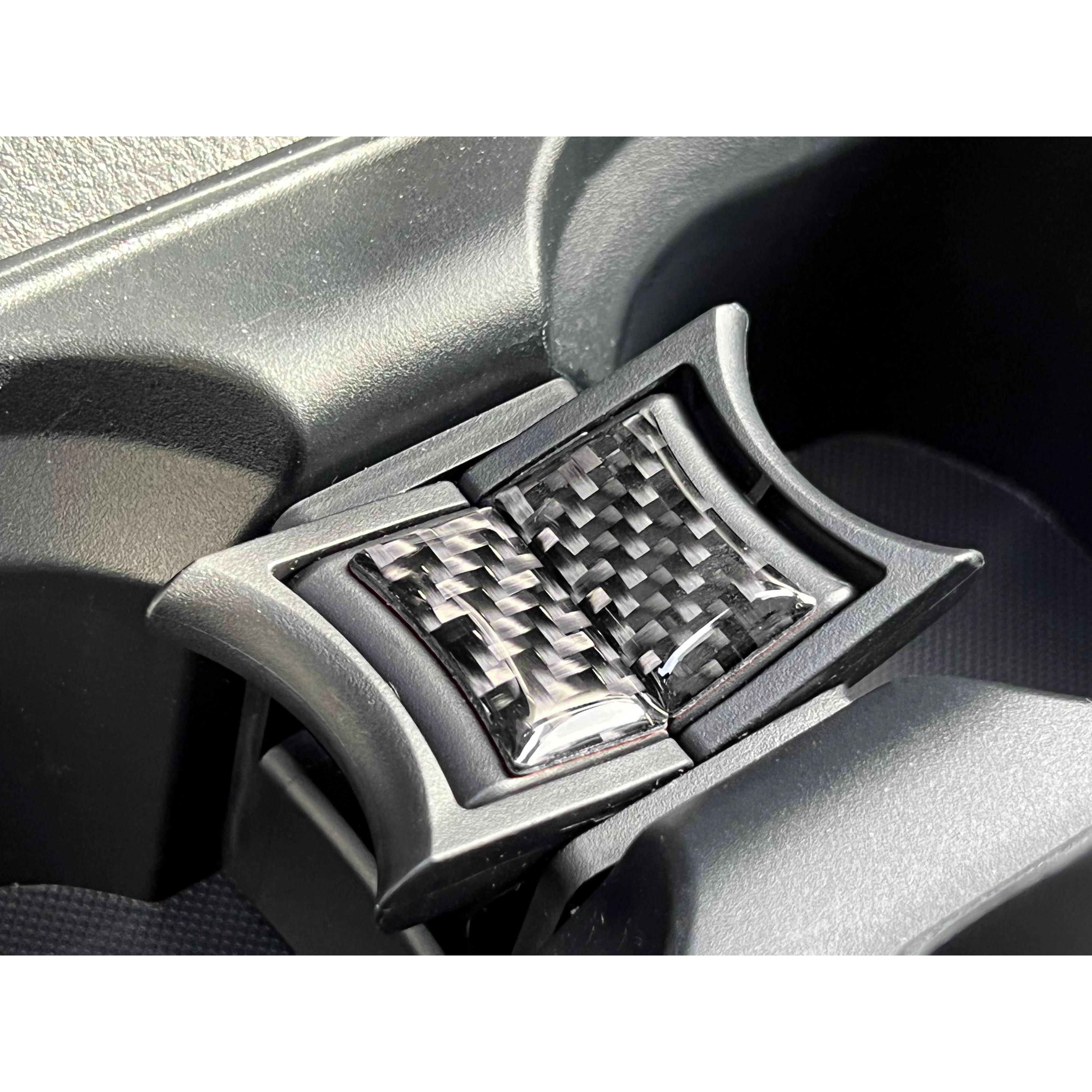 Center Console Cup Holder Divider Overlays Fits 2016-2023 Toyota Tacoma
