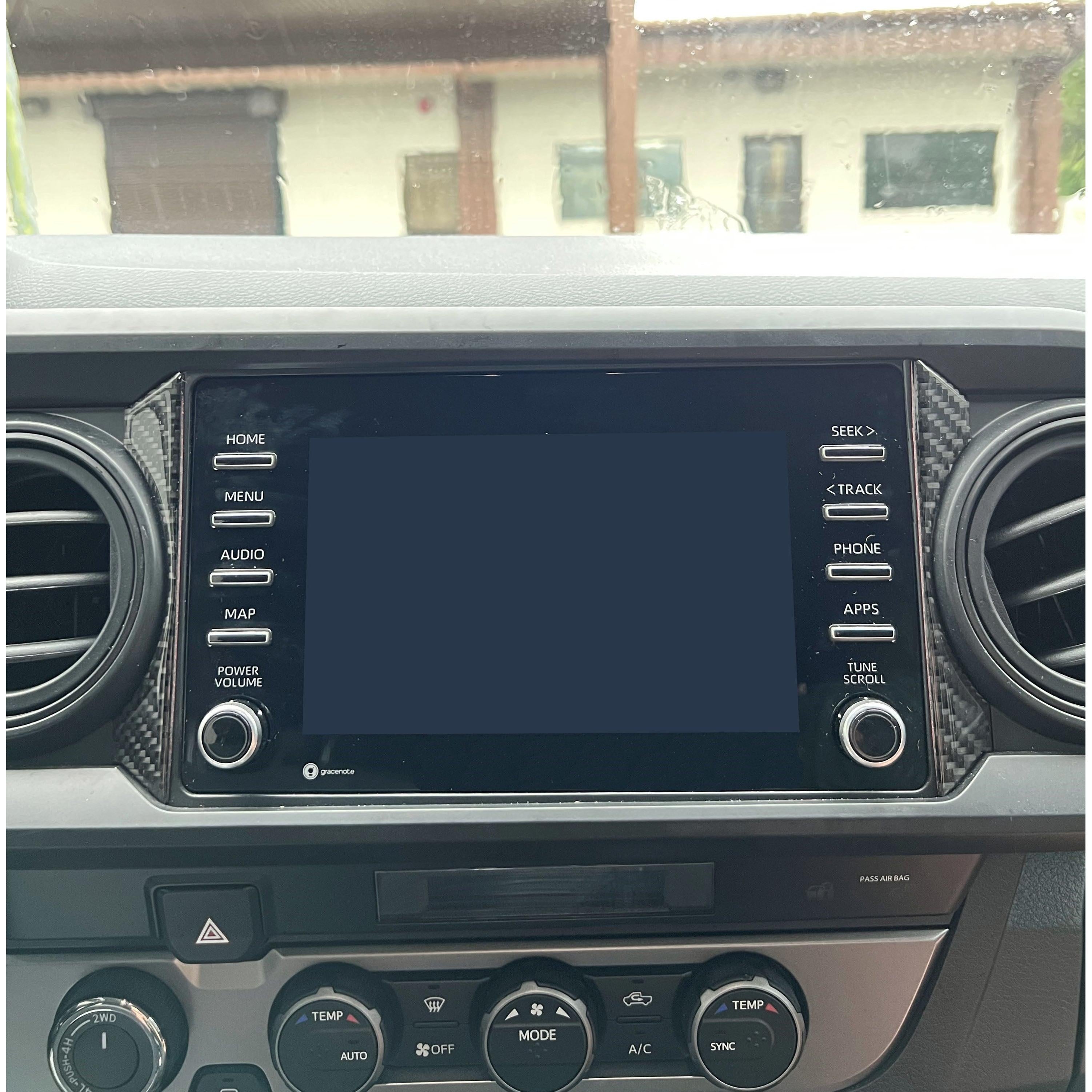 Outer Radio Accent Trim Fits 2016-2023 Toyota Tacoma