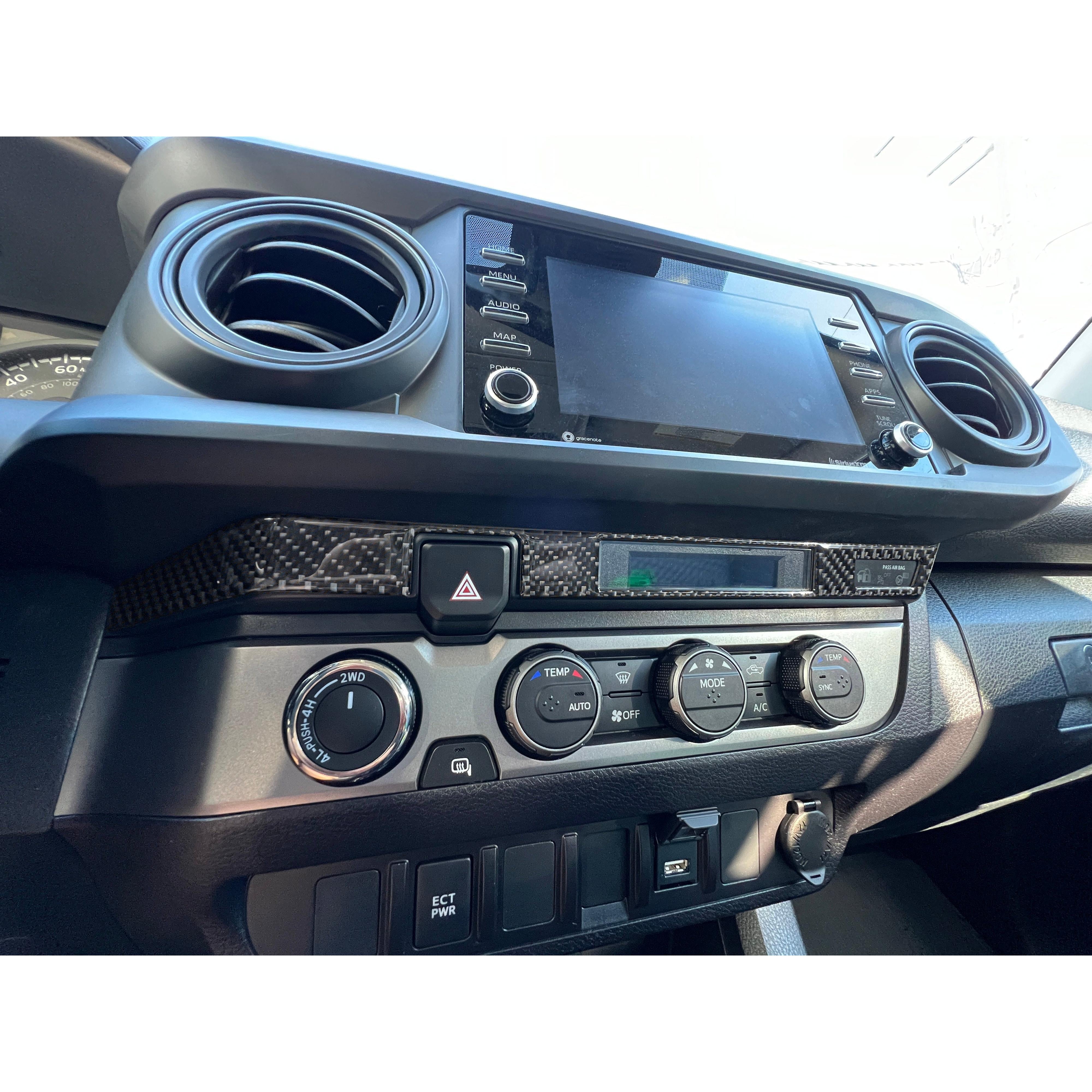 Digital Climate Display Accent Trim Fits 2016-2023 Toyota Tacoma