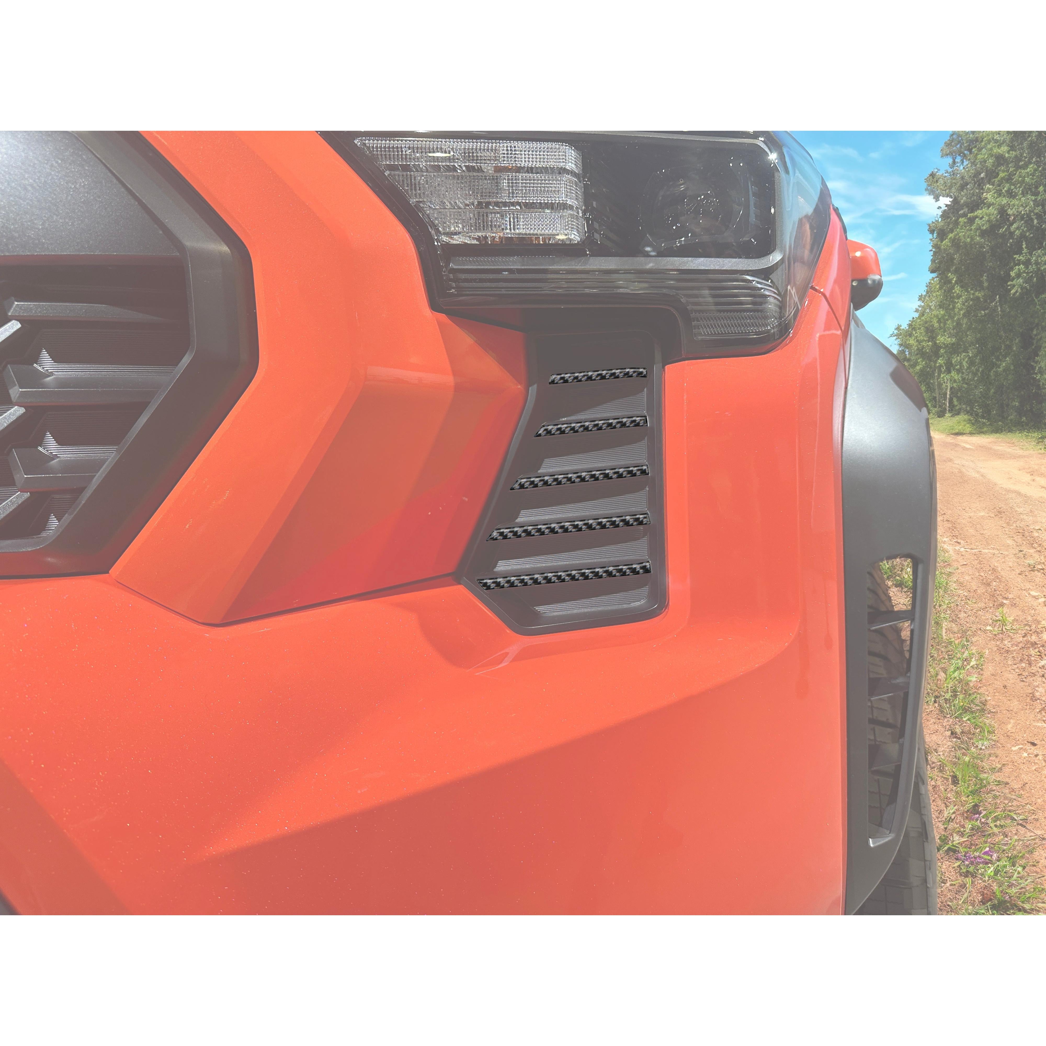 Grille Side Line Accent Trim Fits 2024-2026 Toyota Tacoma