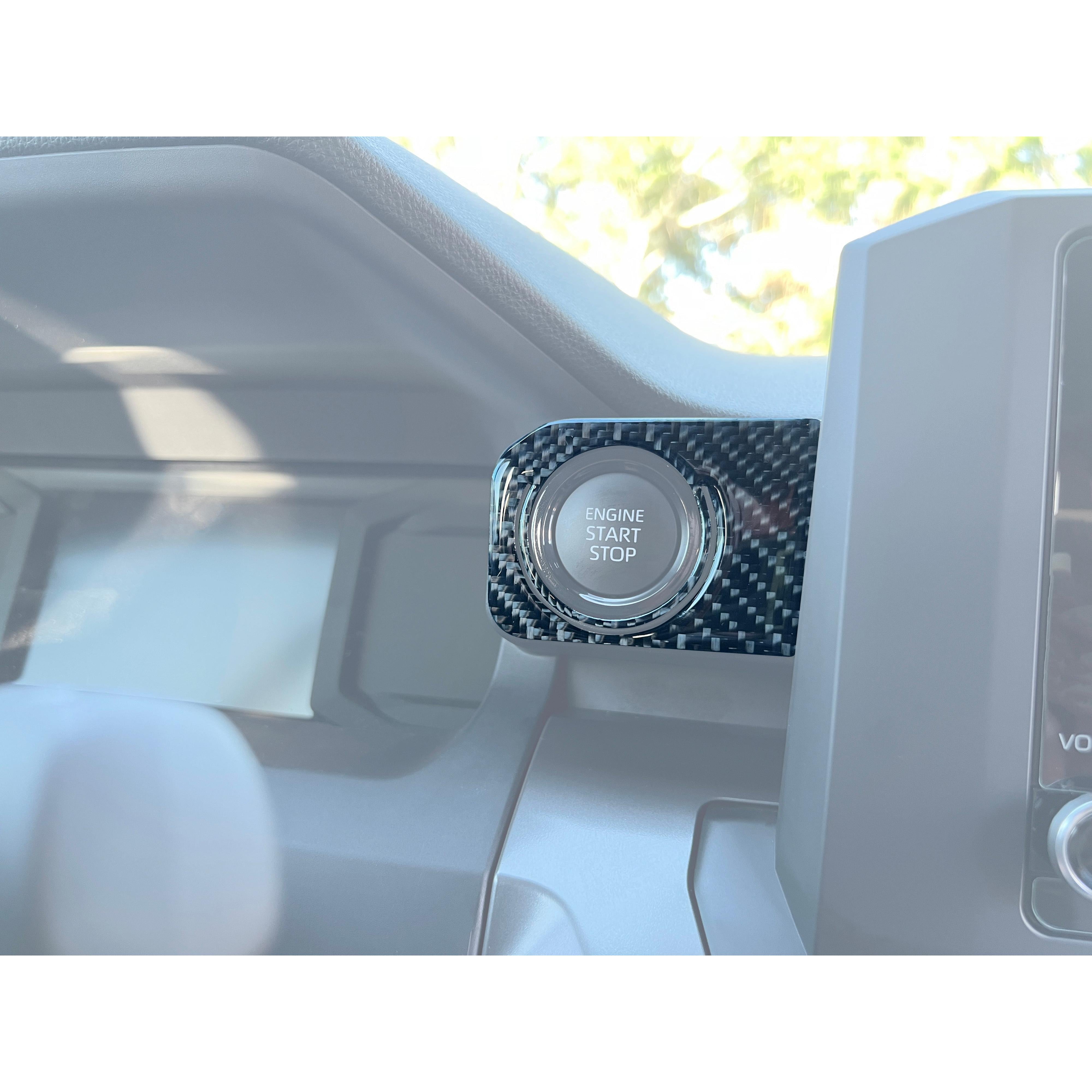 Push-To-Start Button Accent Trim Fits 2024-2026 Toyota Tacoma & 2025-2026 4Runner