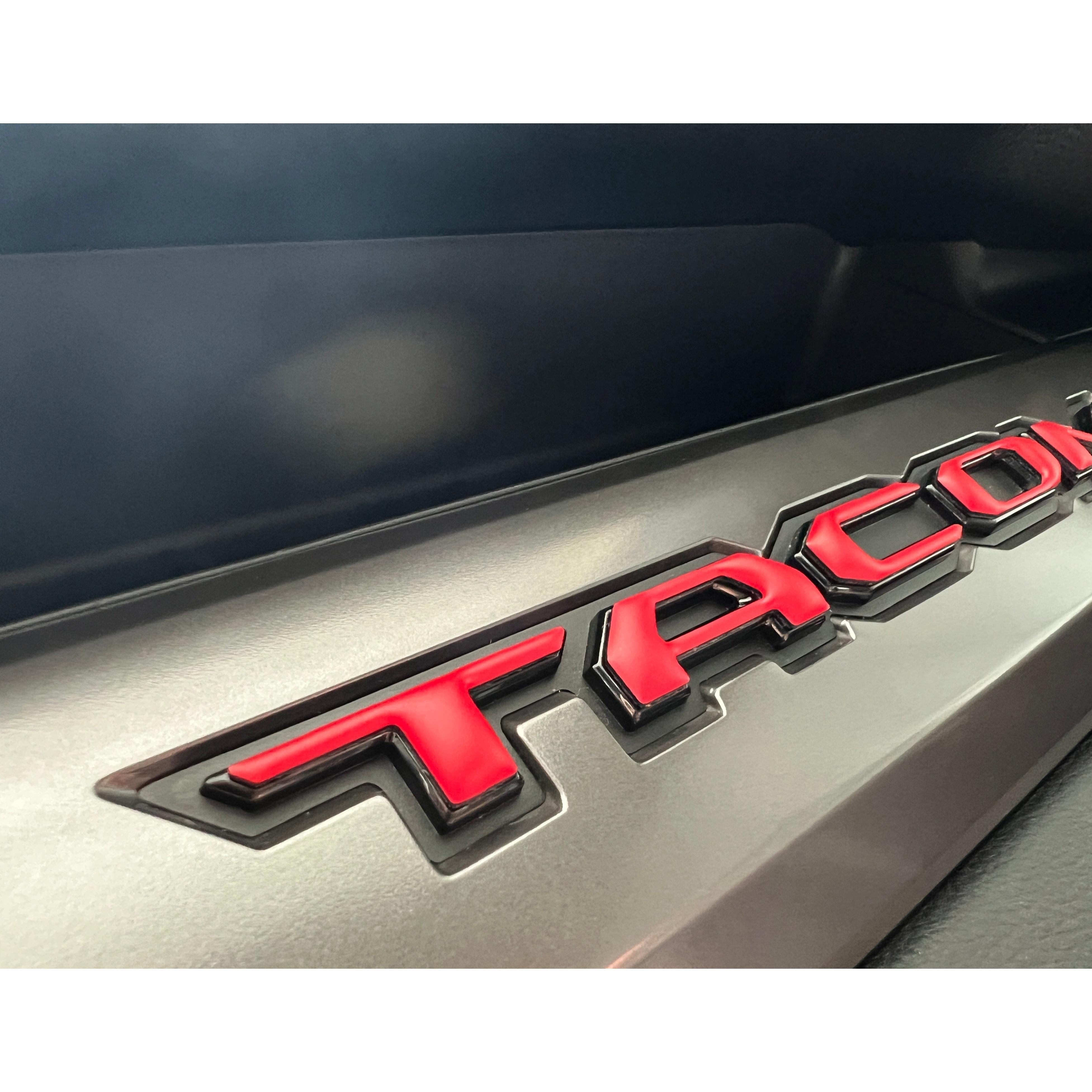Glovebox Letter Overlays Fits 2024-2026 Toyota Tacoma