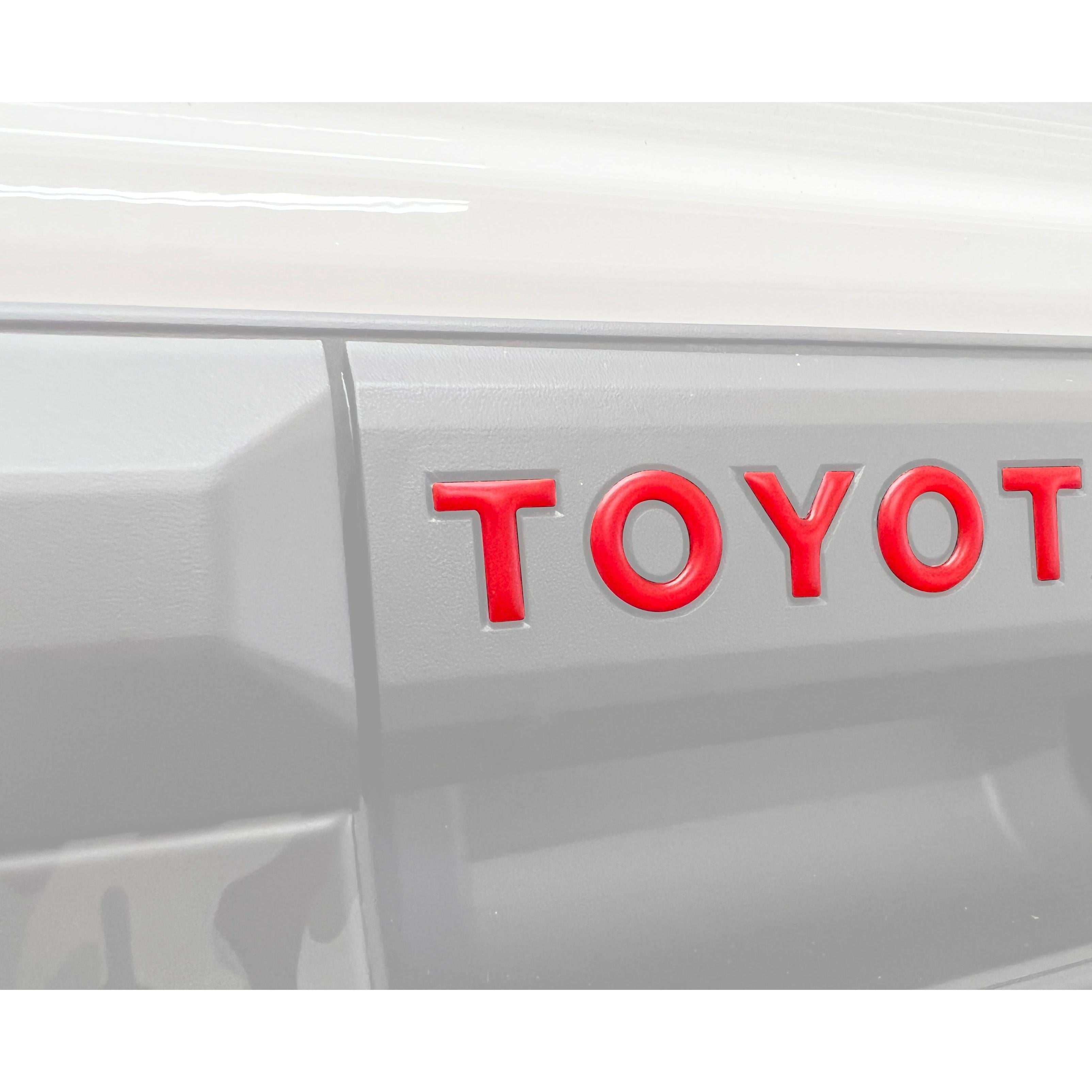 Tailgate Handle Letter Inserts Fits 2024-2026 Toyota Tacoma