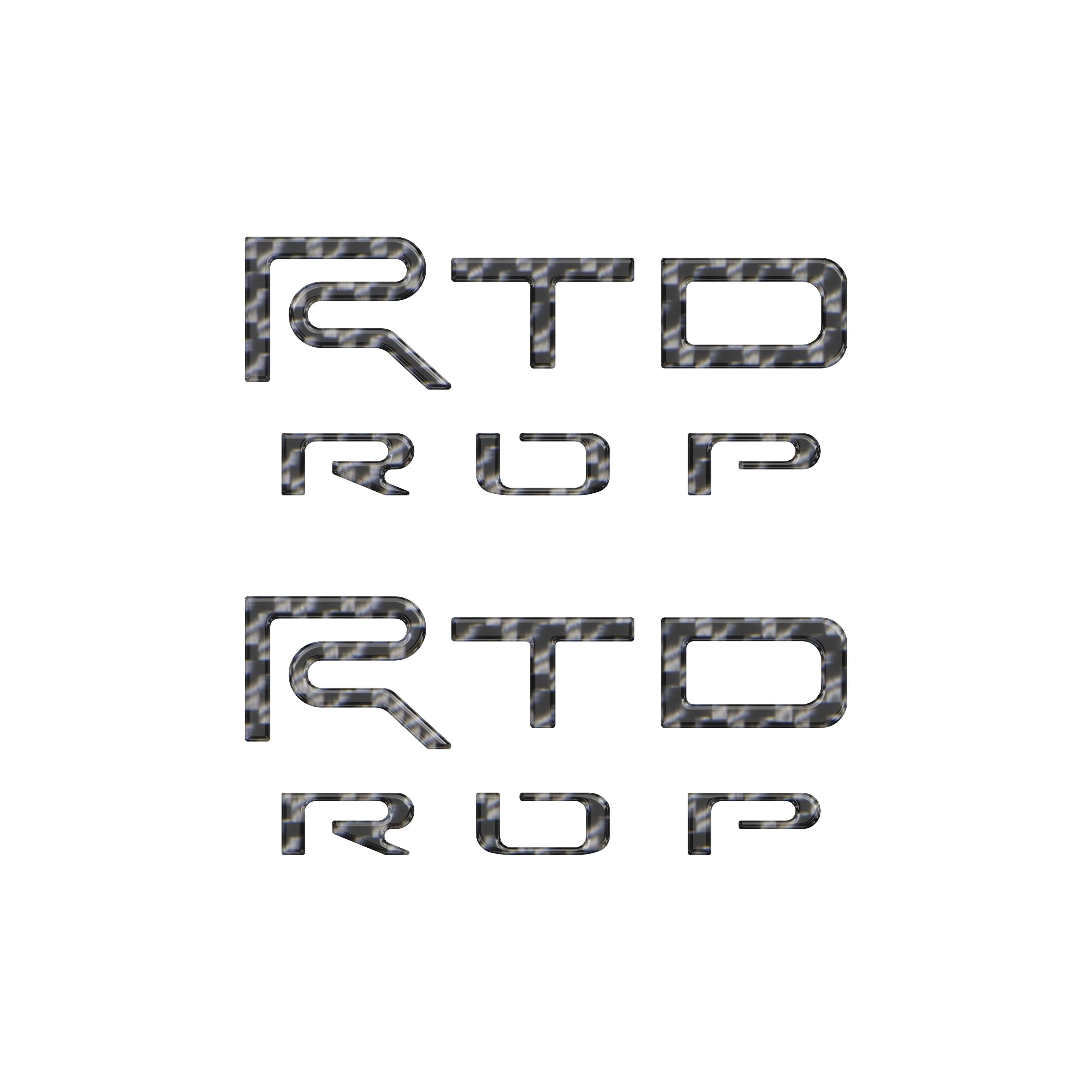 TRD Pro Interior Door Letter Overlays Fits 2024-2026 Toyota Tacoma
