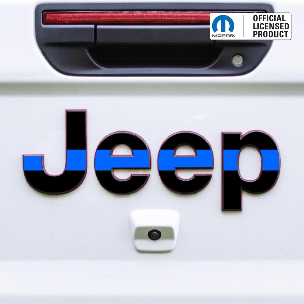JEEP Gladiator Emblem Overlay Decal Set | Fits 2020+ Jeep Gladiator
