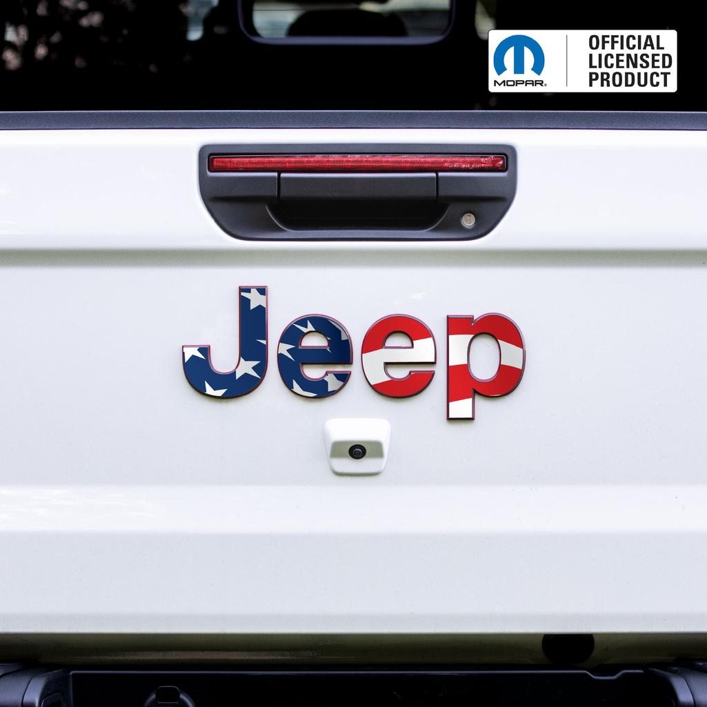 JEEP Gladiator Emblem Overlay Decal Set | Fits 2020+ Jeep Gladiator