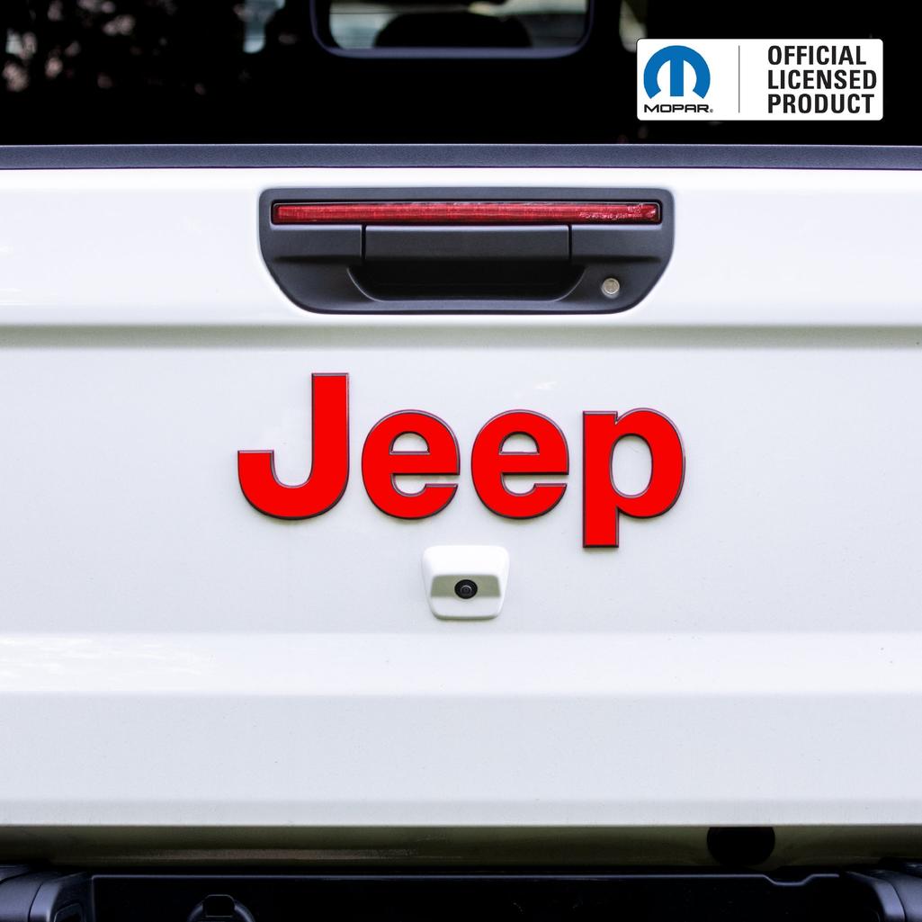 JEEP Gladiator Emblem Overlay Decal Set | Fits 2020+ Jeep Gladiator