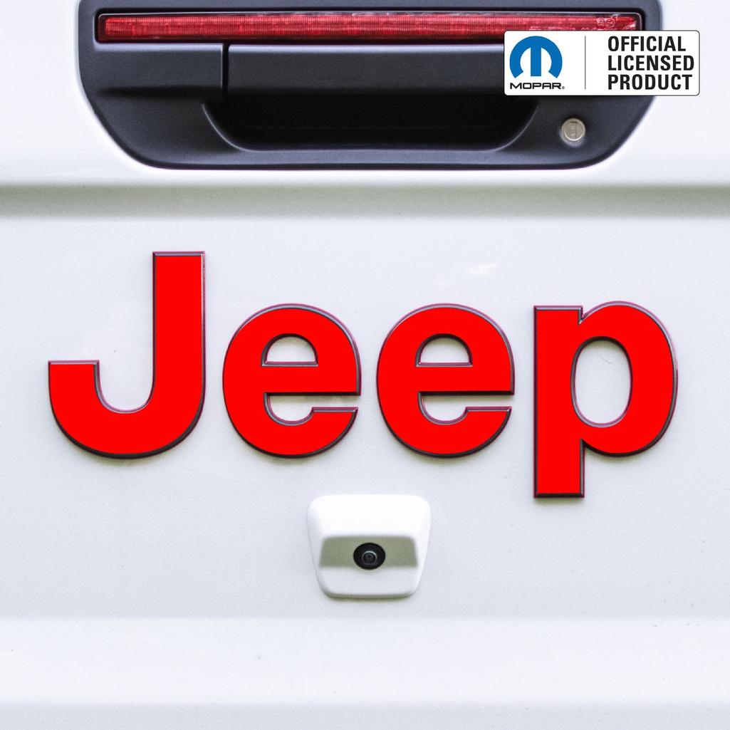 JEEP Gladiator Emblem Overlay Decal Set | Fits 2020+ Jeep Gladiator