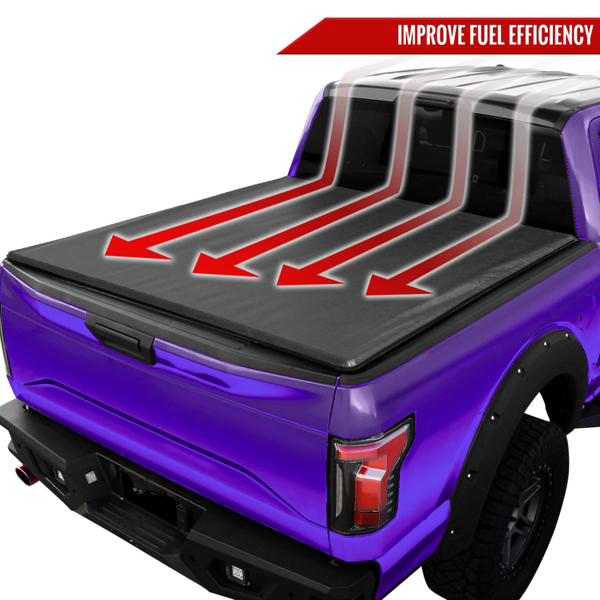 2019-2023 Ford Ranger 6FT Truck Bed Roll Up Vinyl Tonneau Cover