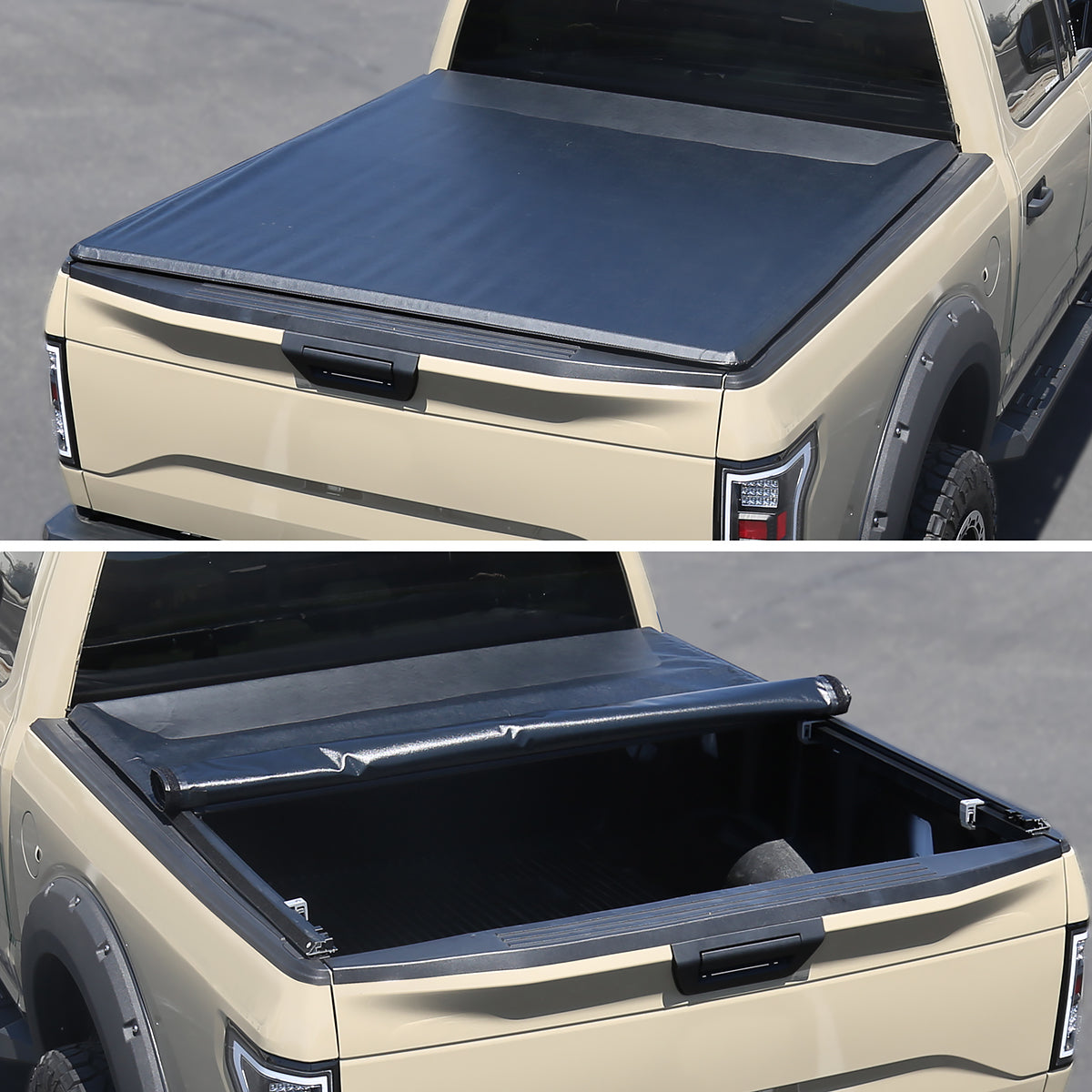2014-2018 Chevrolet Silverado 1500 / GMC Sierra 1500 / 2019 Silverado Classic Sierra Legacy 78" Bed Roll Up Vinyl Tonneau Cover
