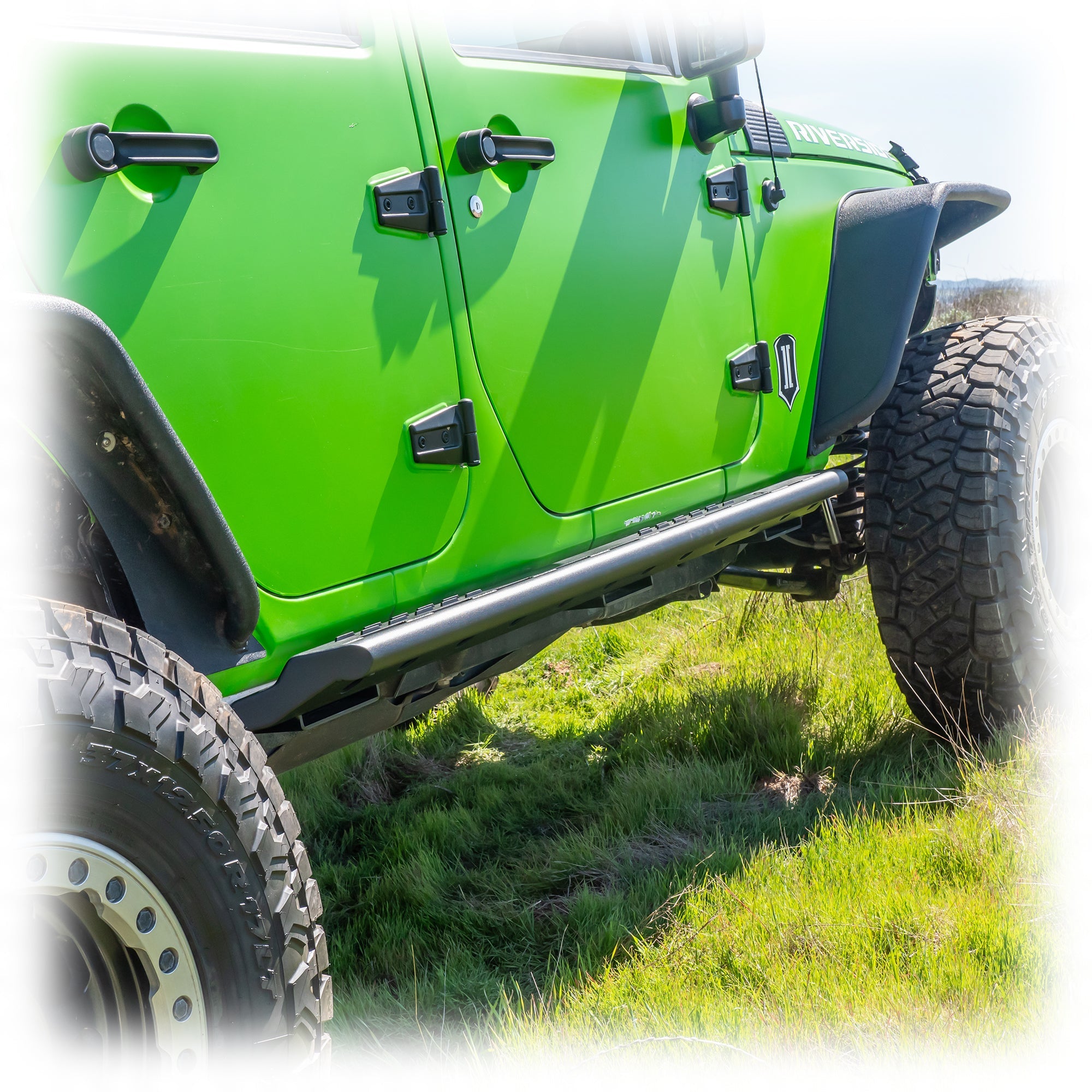Jeep Wrangler JK Rock Slider Steps with Frame-Mount System | 2007-2018
