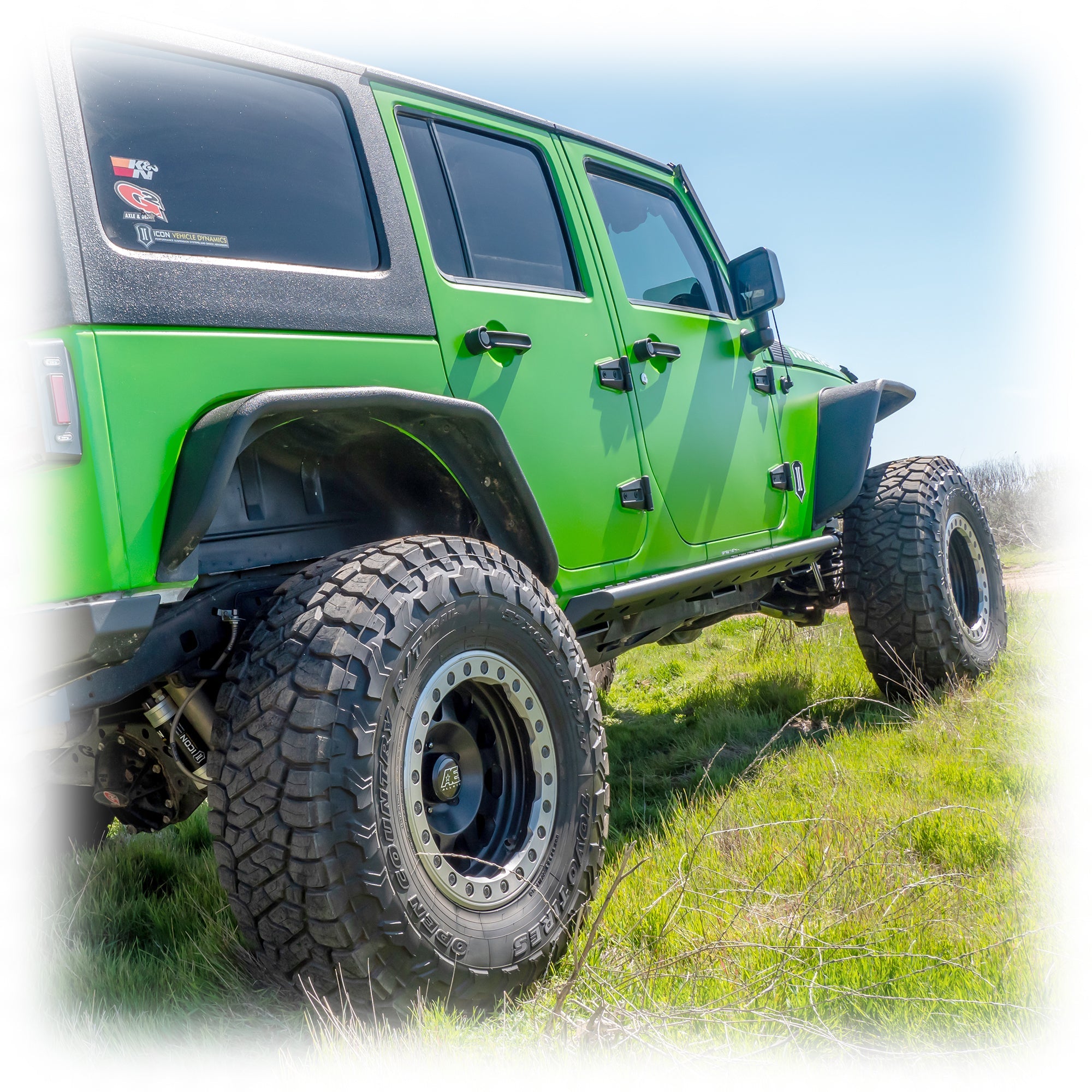 Jeep Wrangler JK Rock Slider Steps with Frame-Mount System | 2007-2018