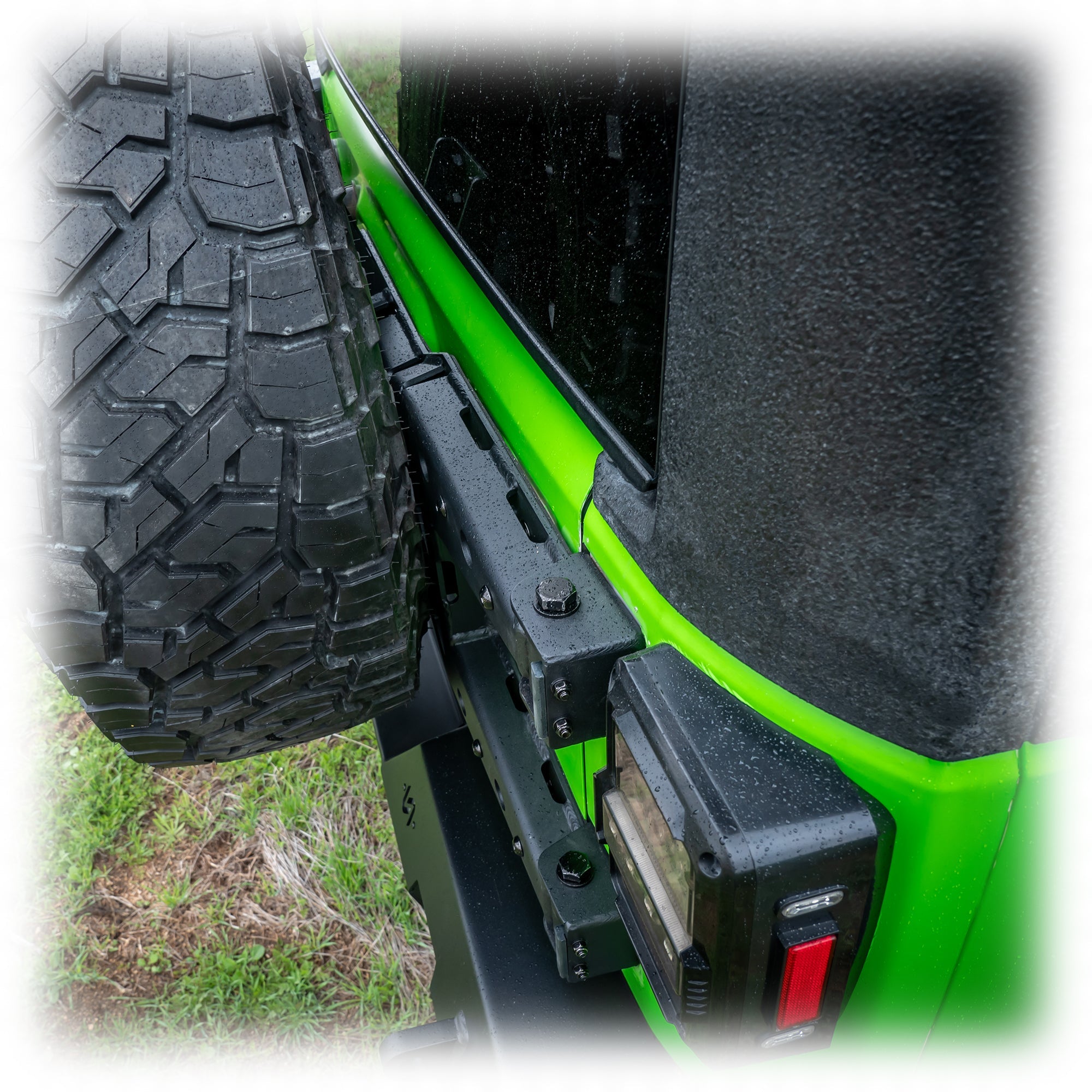 Jeep Wrangler JK Tire Carrier + Tailgate Reinforcement | 2007–2018
