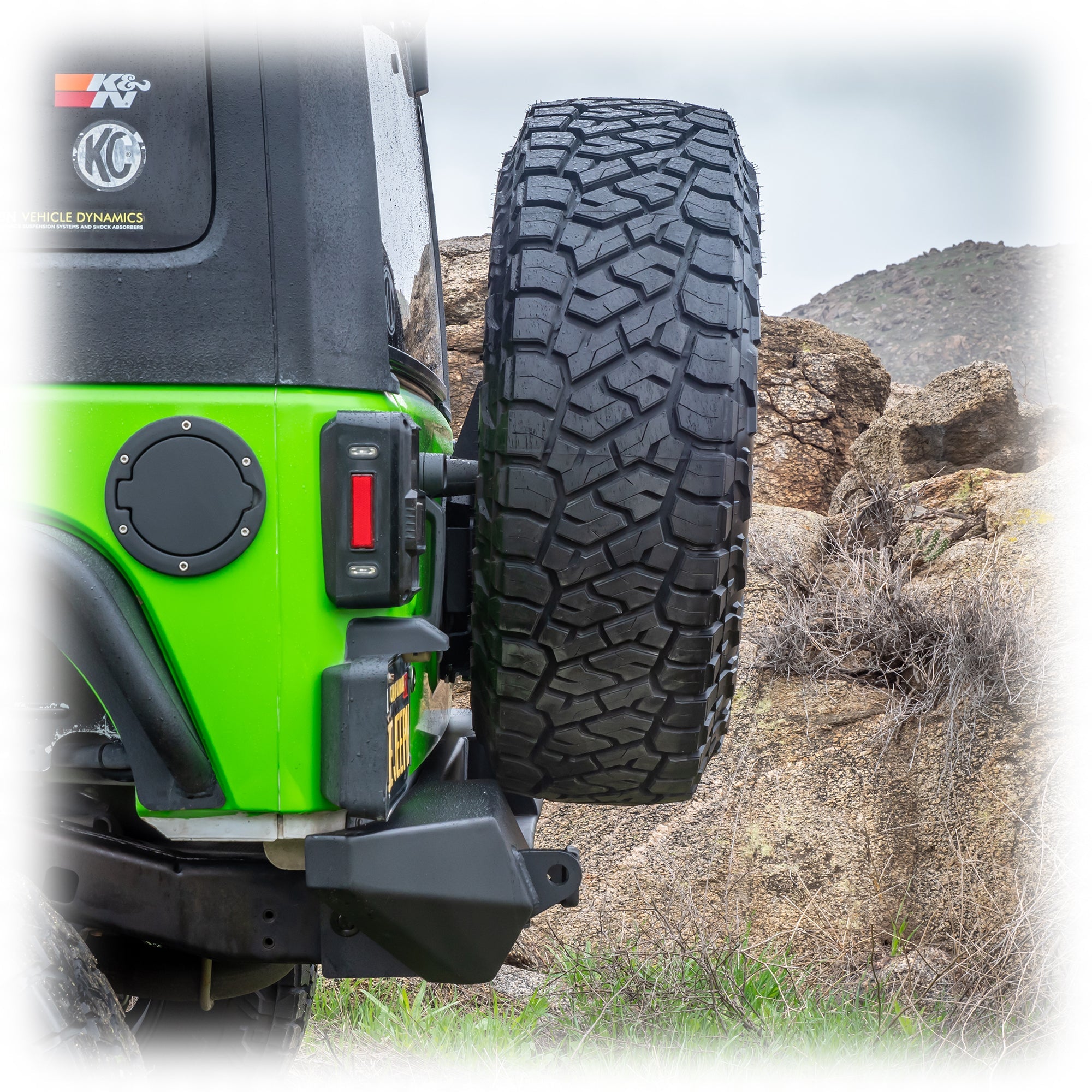 Jeep Wrangler JK Tire Carrier + Tailgate Reinforcement | 2007–2018