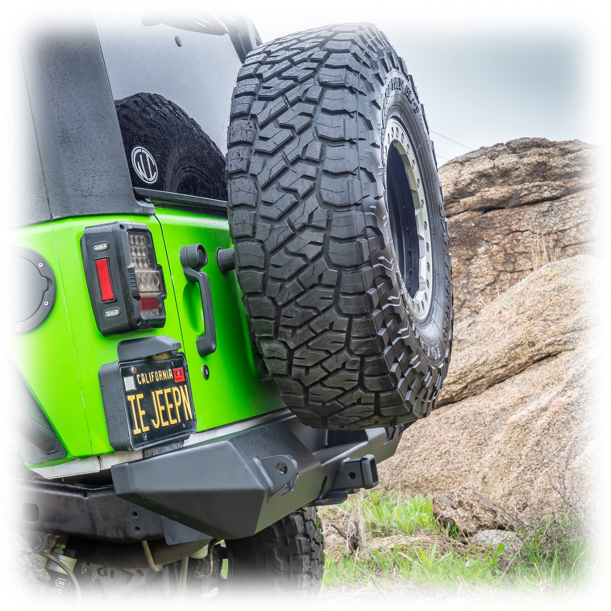 Jeep Wrangler JK Tire Carrier + Tailgate Reinforcement | 2007–2018