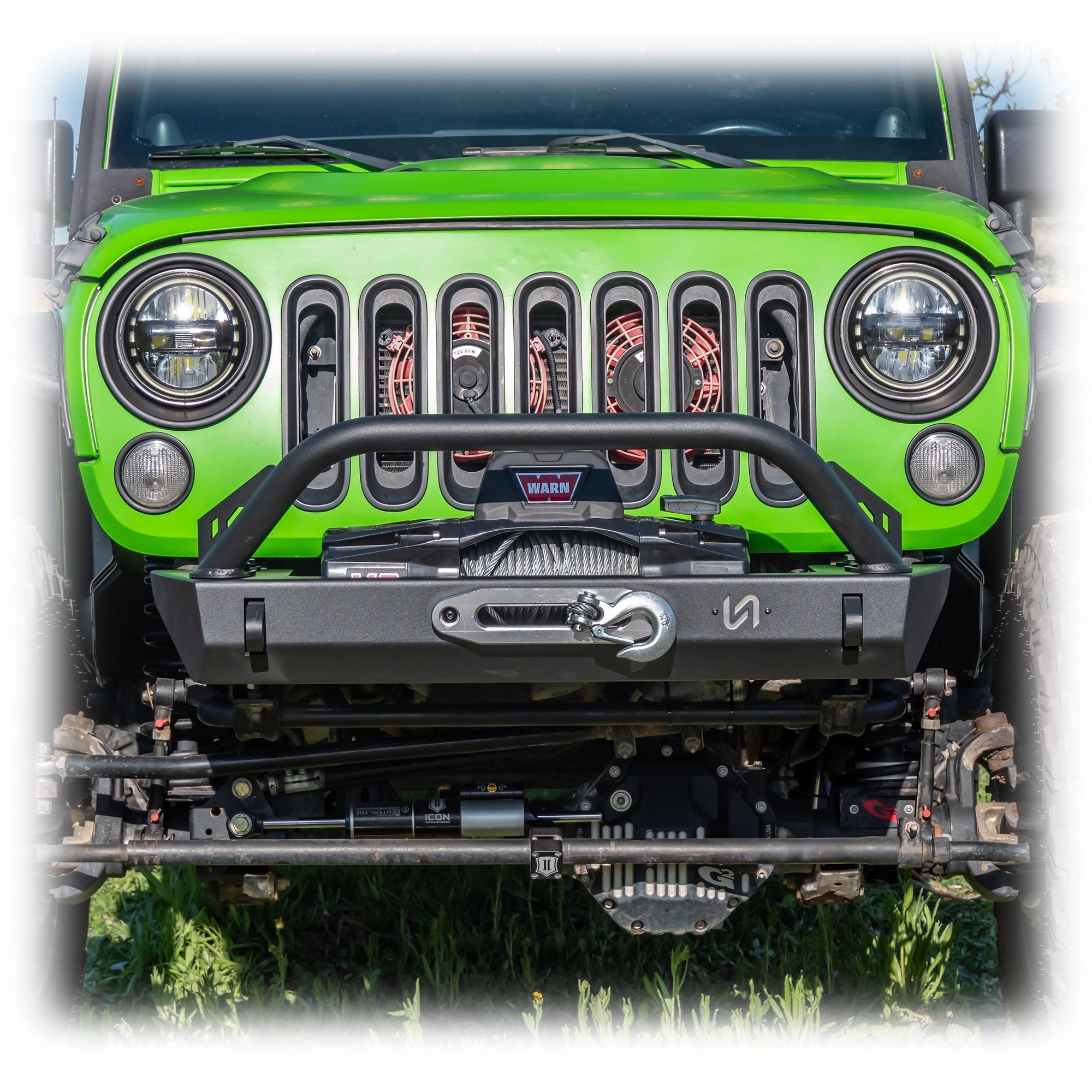 Jeep Wrangler JK/JL/JT Stubby Front Bumper | High-Clearance, Winch-Ready | 2007-2026